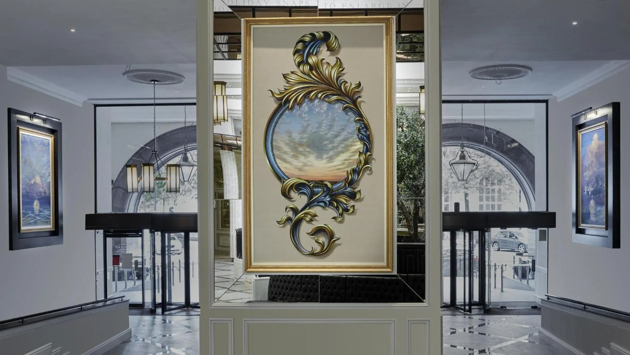 Lobby or reception in Leonardo Boutique Hotel Rome Termini