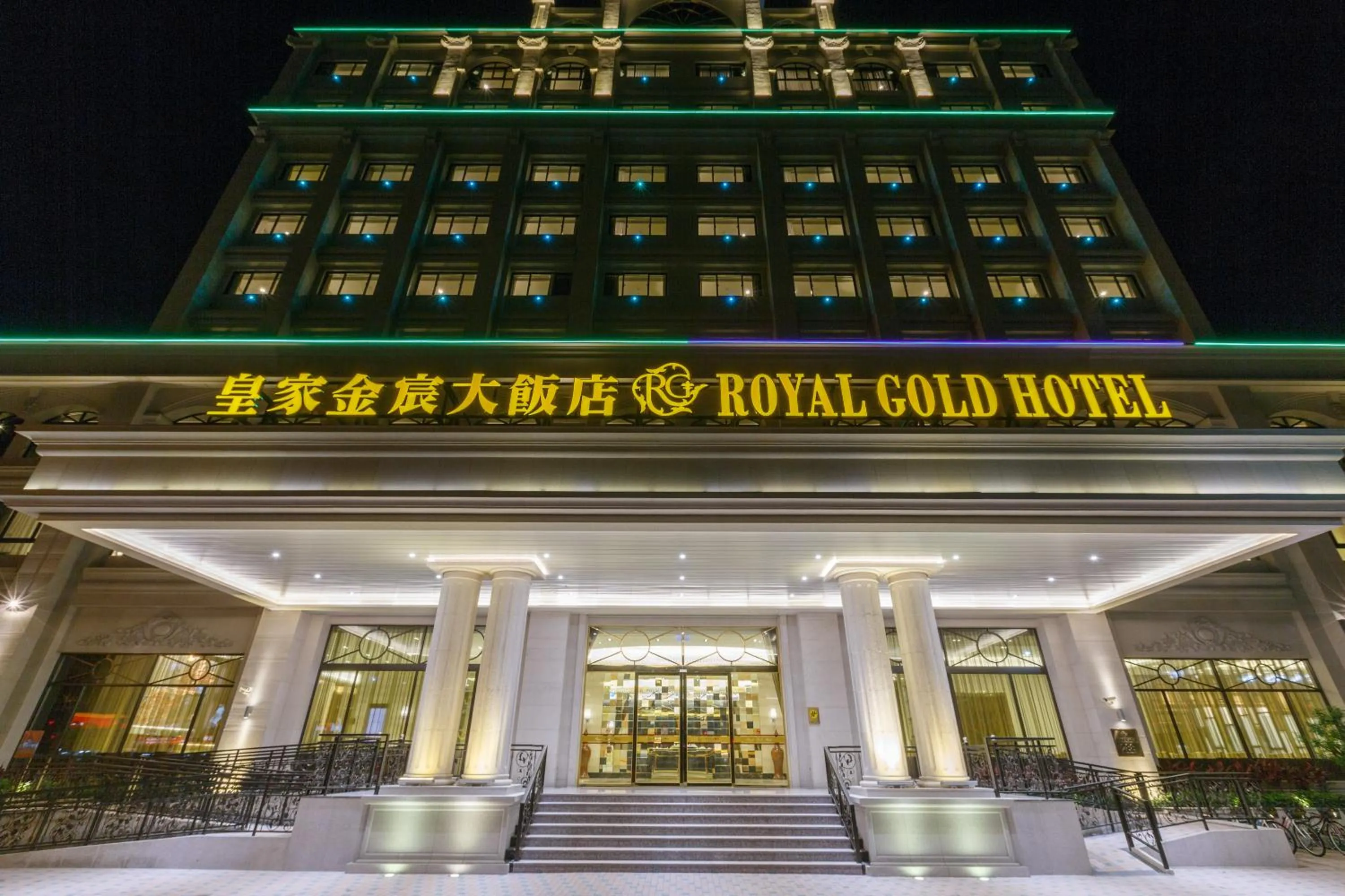 Facade/entrance in Royal Gold Hotel
