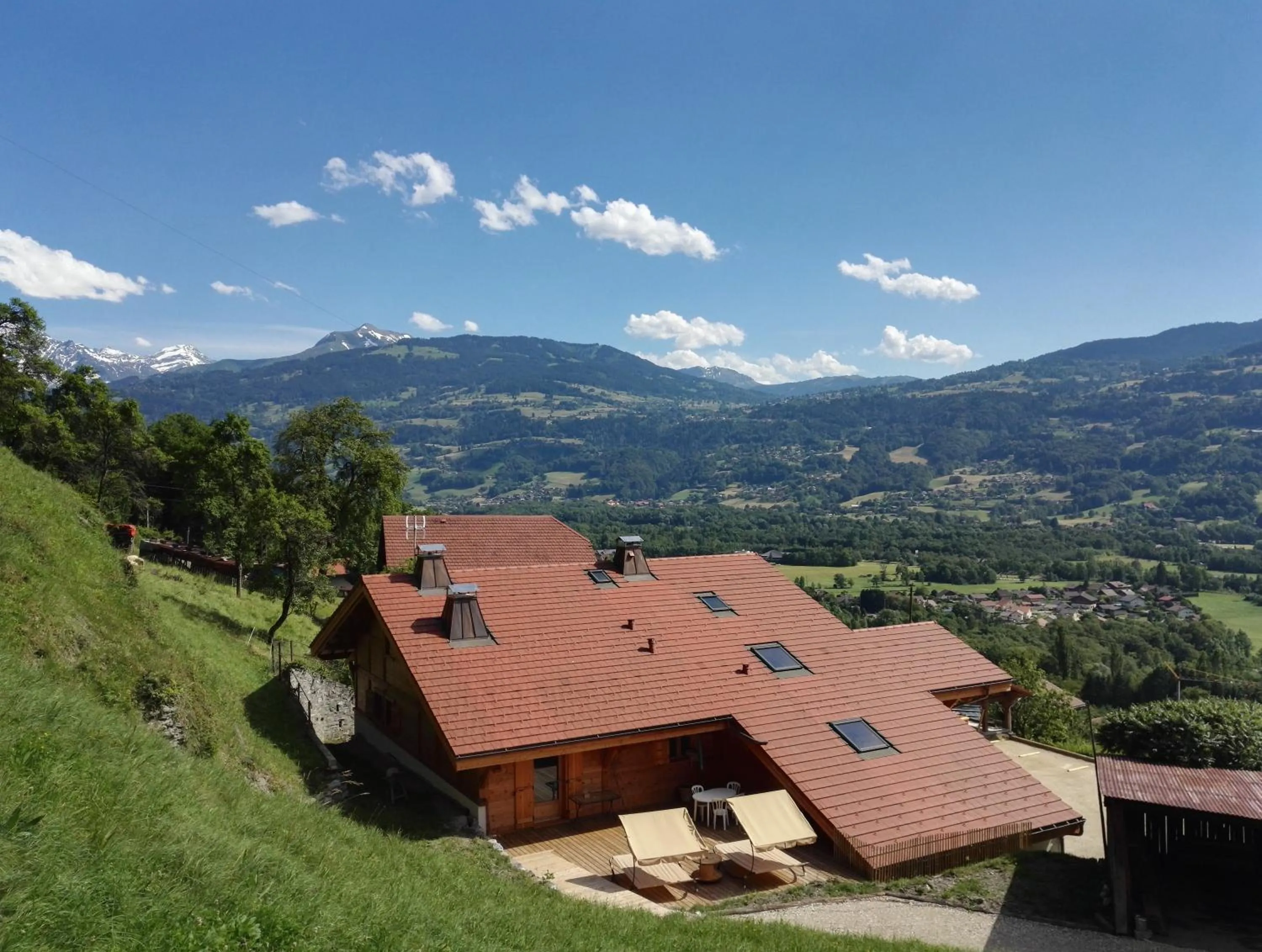 Bird's eye view in Chantemerle 1741, chambres d'hôtes à la montagne