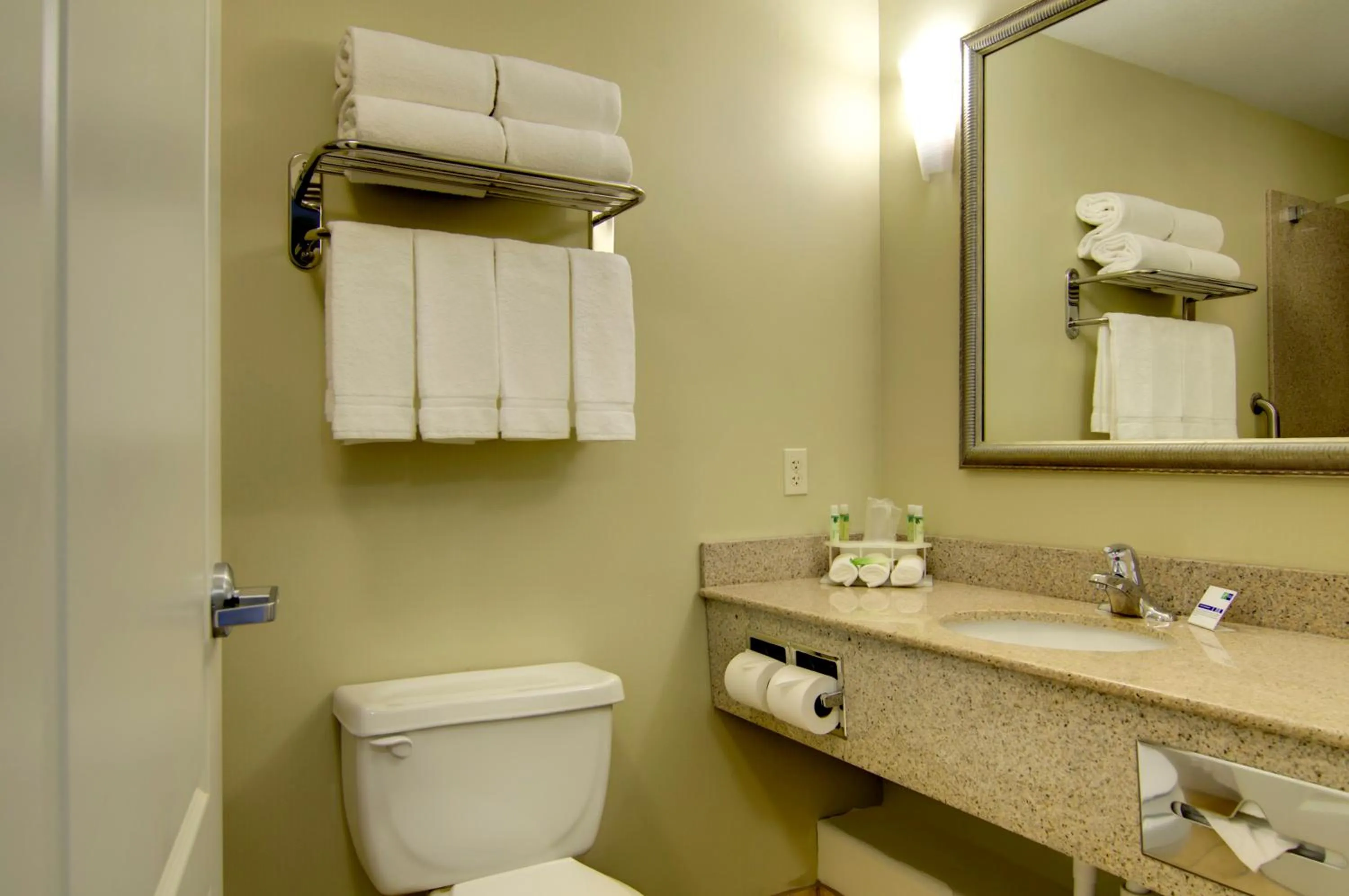 Bathroom in Holiday Inn Express Hotel & Suites Kansas City Sports Complex by IHG