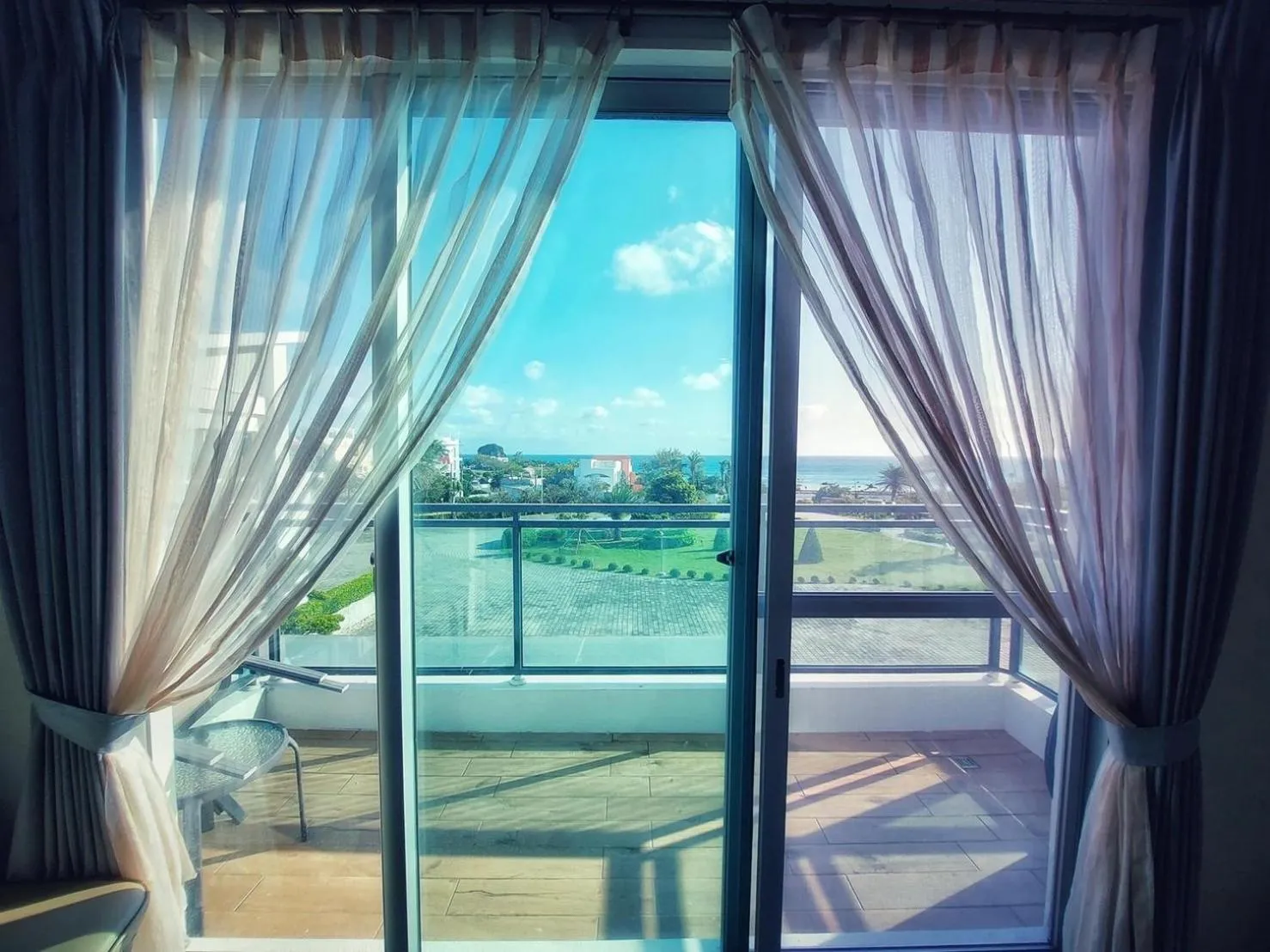 Balcony/Terrace in 墾丁椰林 海灘文旅
