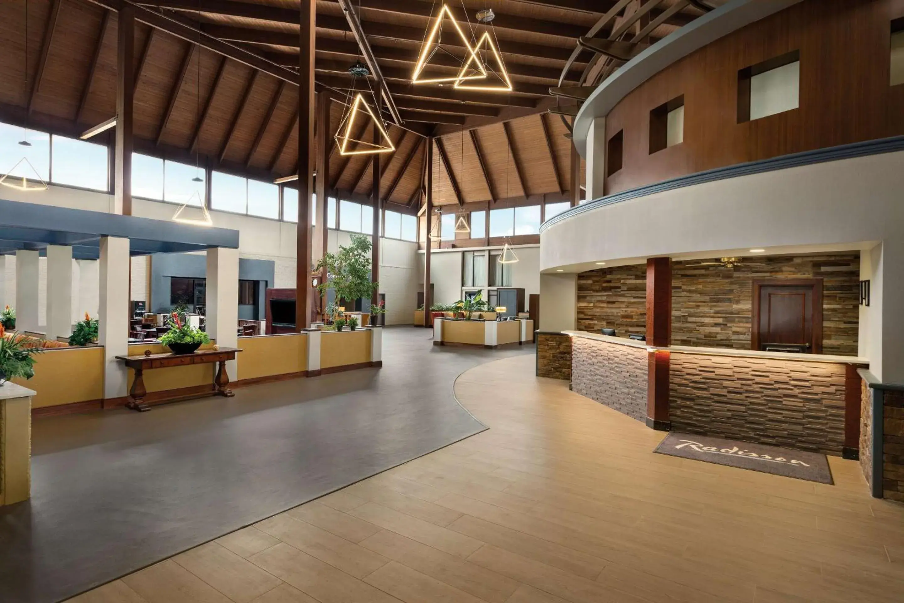 Lobby or reception in Radisson Hotel Lenexa Overland Park Lobby or reception in Radisson Hotel Lenexa Overland Park