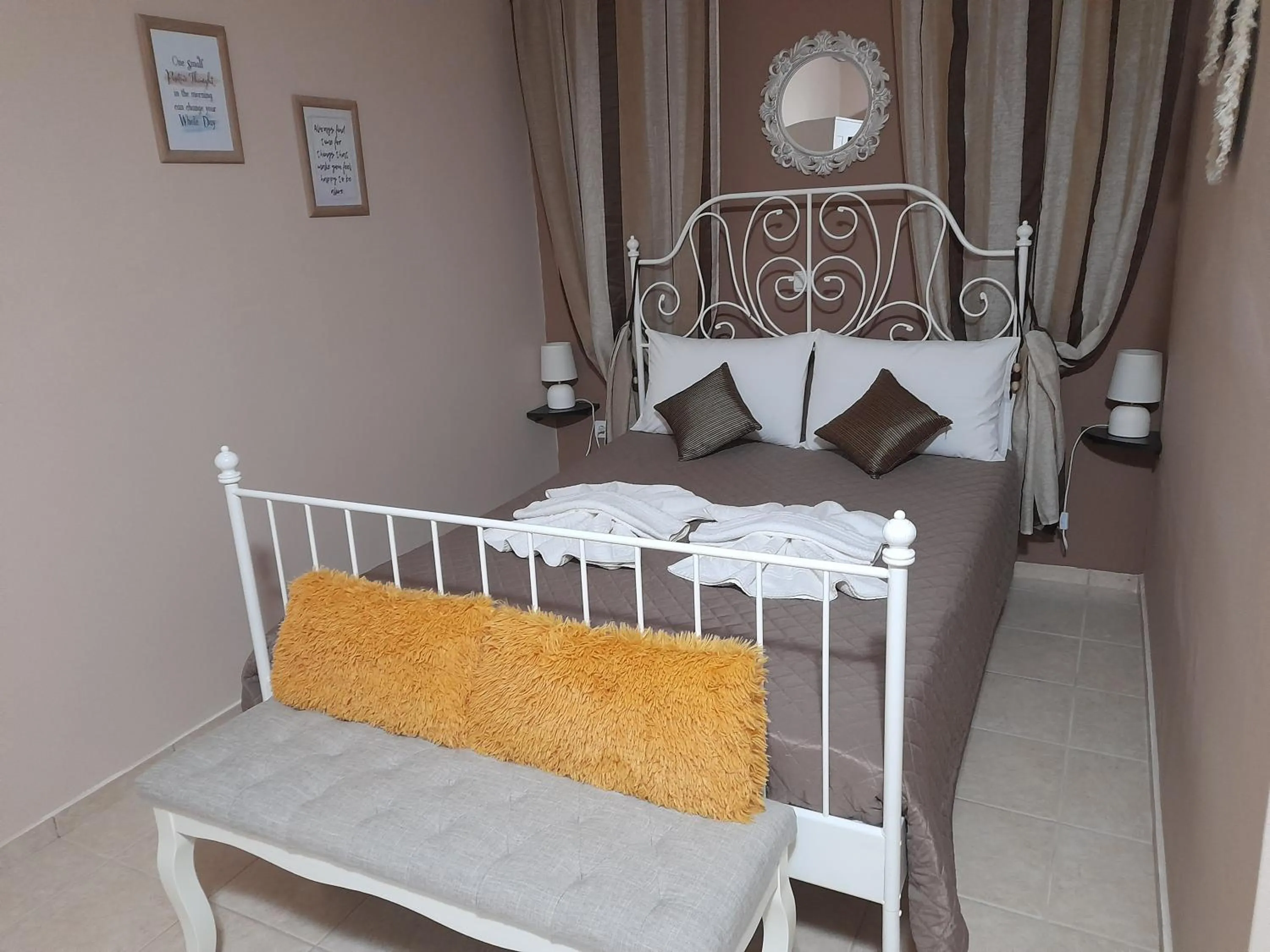 Bed in Nikos Studio