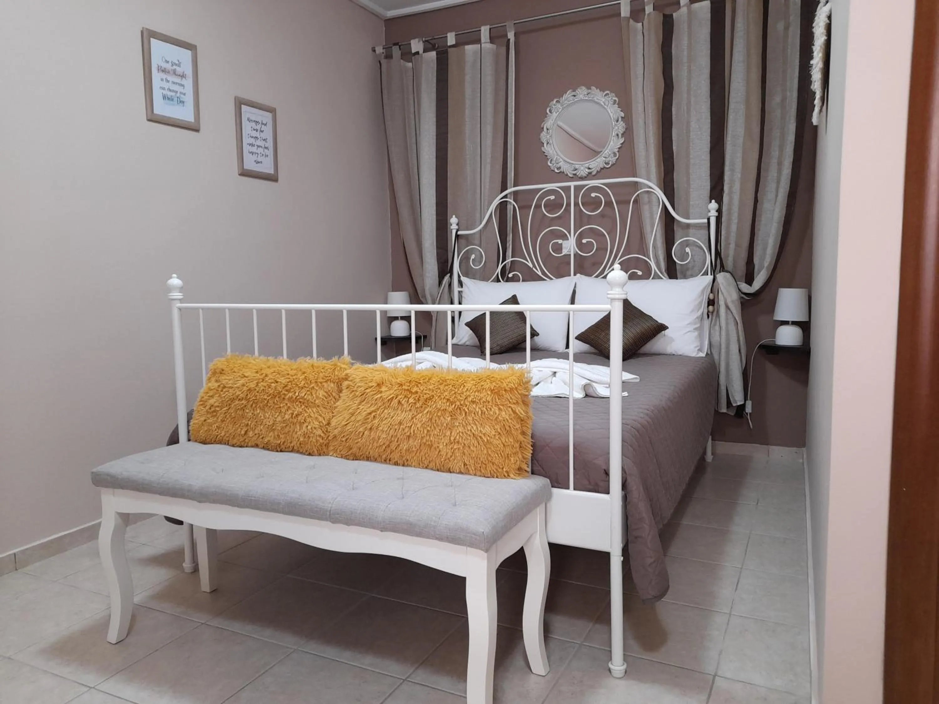 Bed in Nikos Studio
