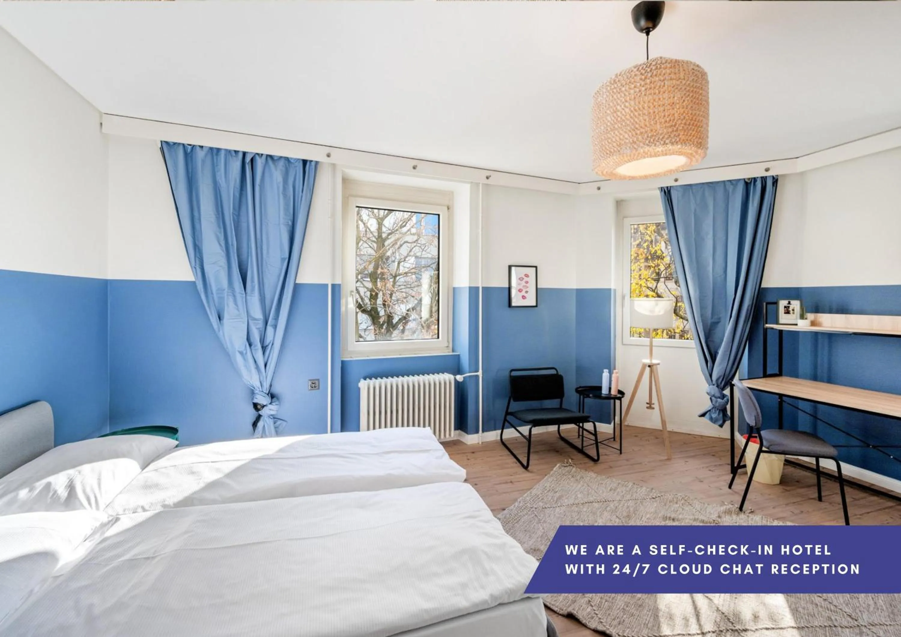 Photo of the whole room, Bed in Becozy Self Check-in Pop-Up Hotel Basel