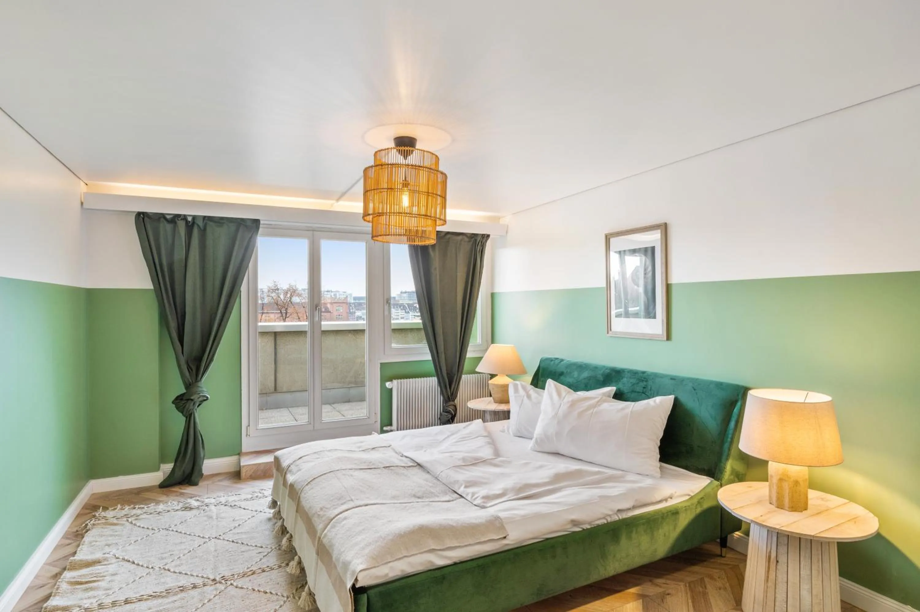 Bed in Becozy Self Check-in Pop-Up Hotel Basel