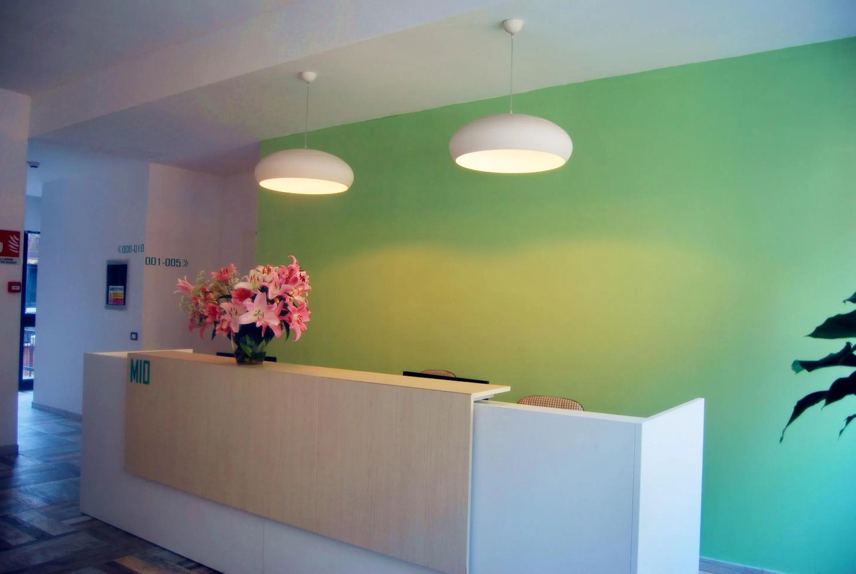 Lobby or reception in Mio Hostel