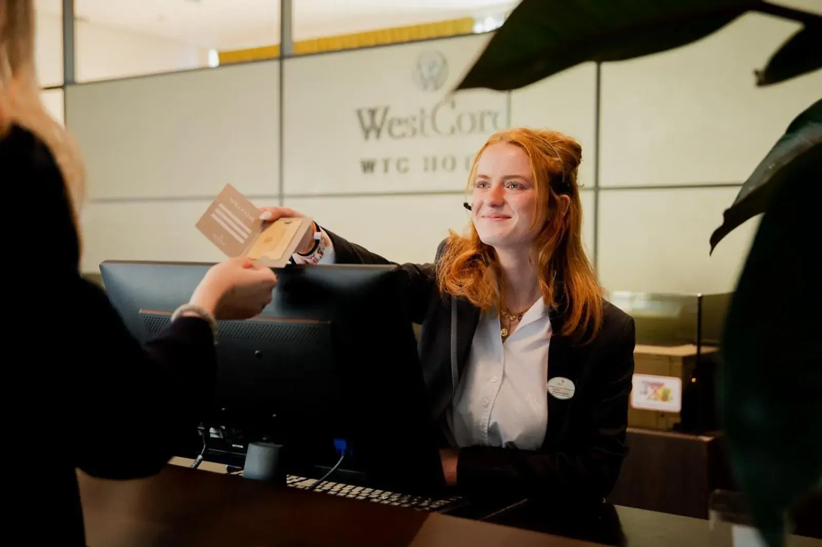Lobby or reception in WestCord WTC Hotel Leeuwarden Lobby or reception in WestCord WTC Hotel Leeuwarden
