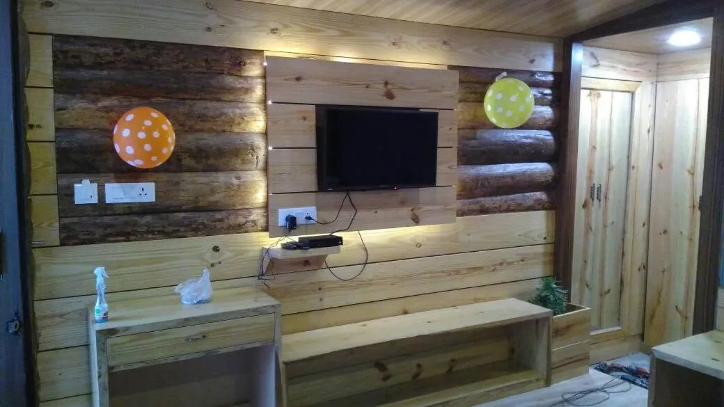 Decorative detail in Jharipani Castle