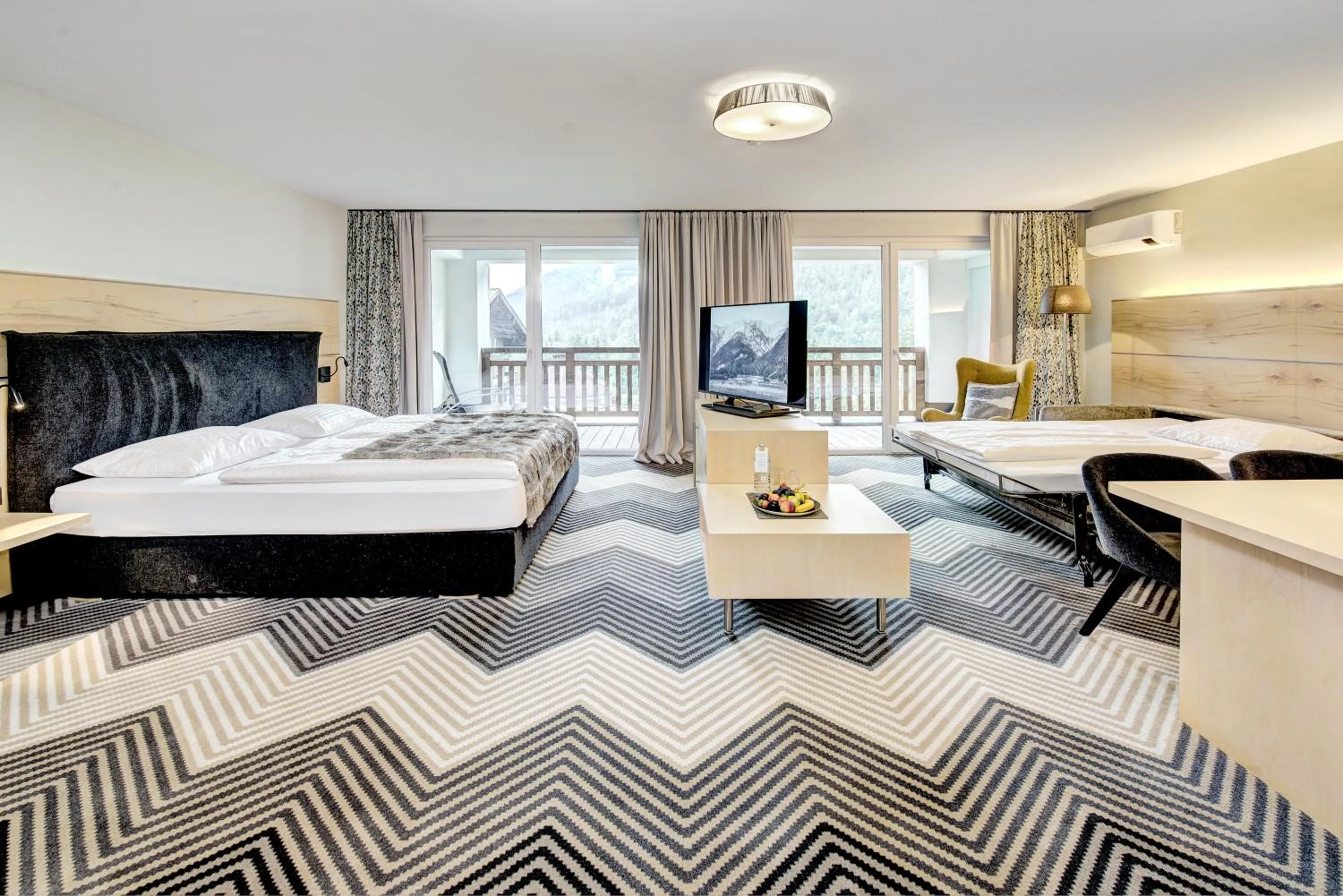 Bed in Hotel Gut Brandlhof