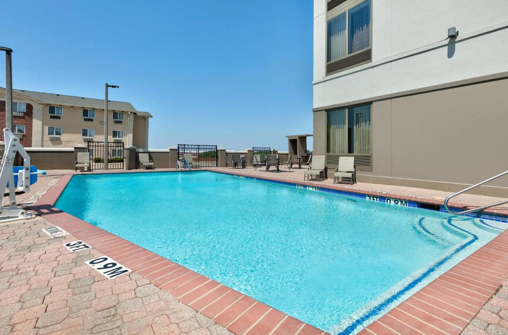 Swimming pool in Holiday Inn Express Hotel & Suites Dallas Fort Worth Airport South by IHG