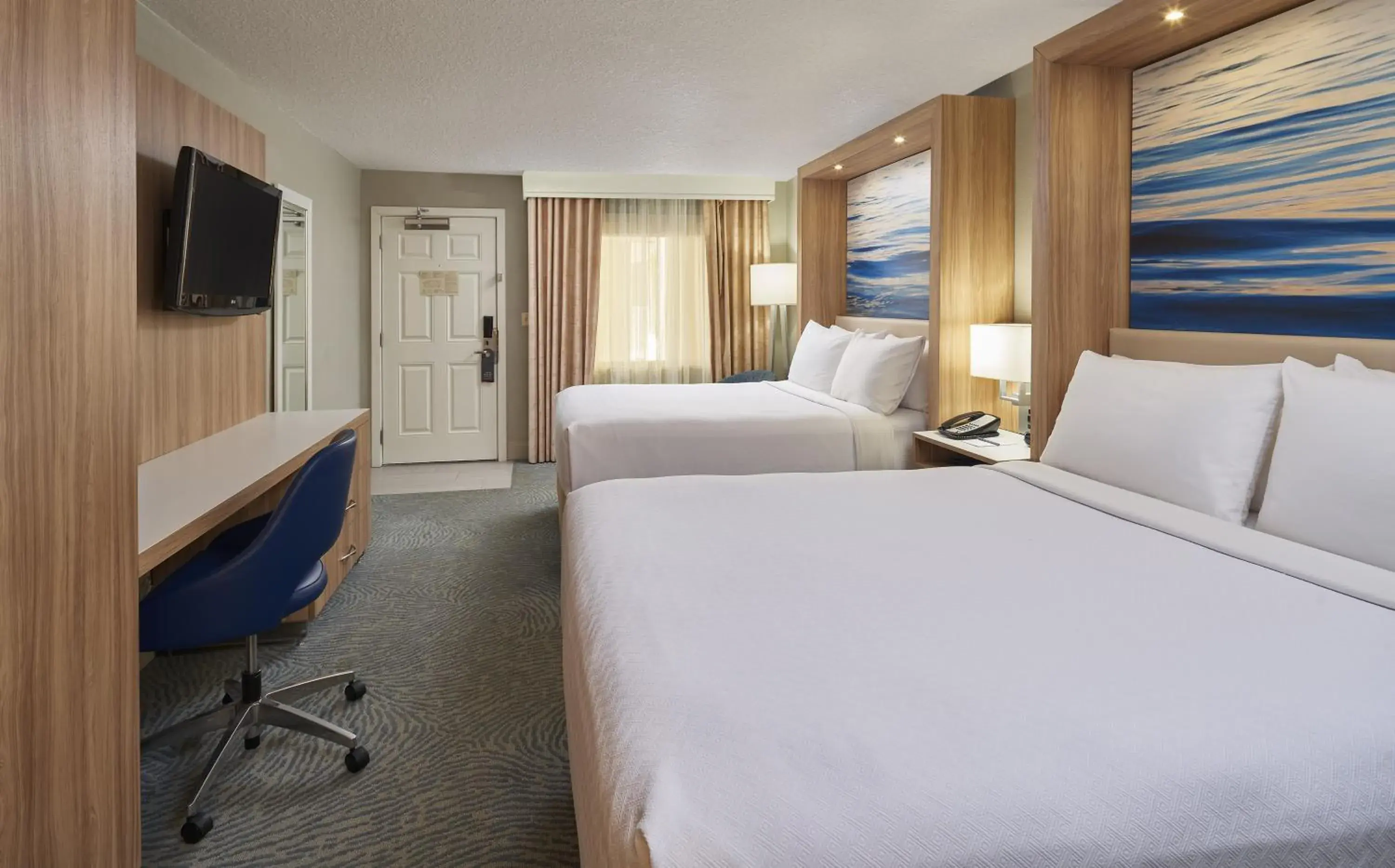 Queen Room with Two Queen Beds - Non-Smoking in Crowne Plaza Melbourne-Oceanfront by IHG Queen Room with Two Queen Beds - Non-Smoking in Crowne Plaza Melbourne-Oceanfront by IHG