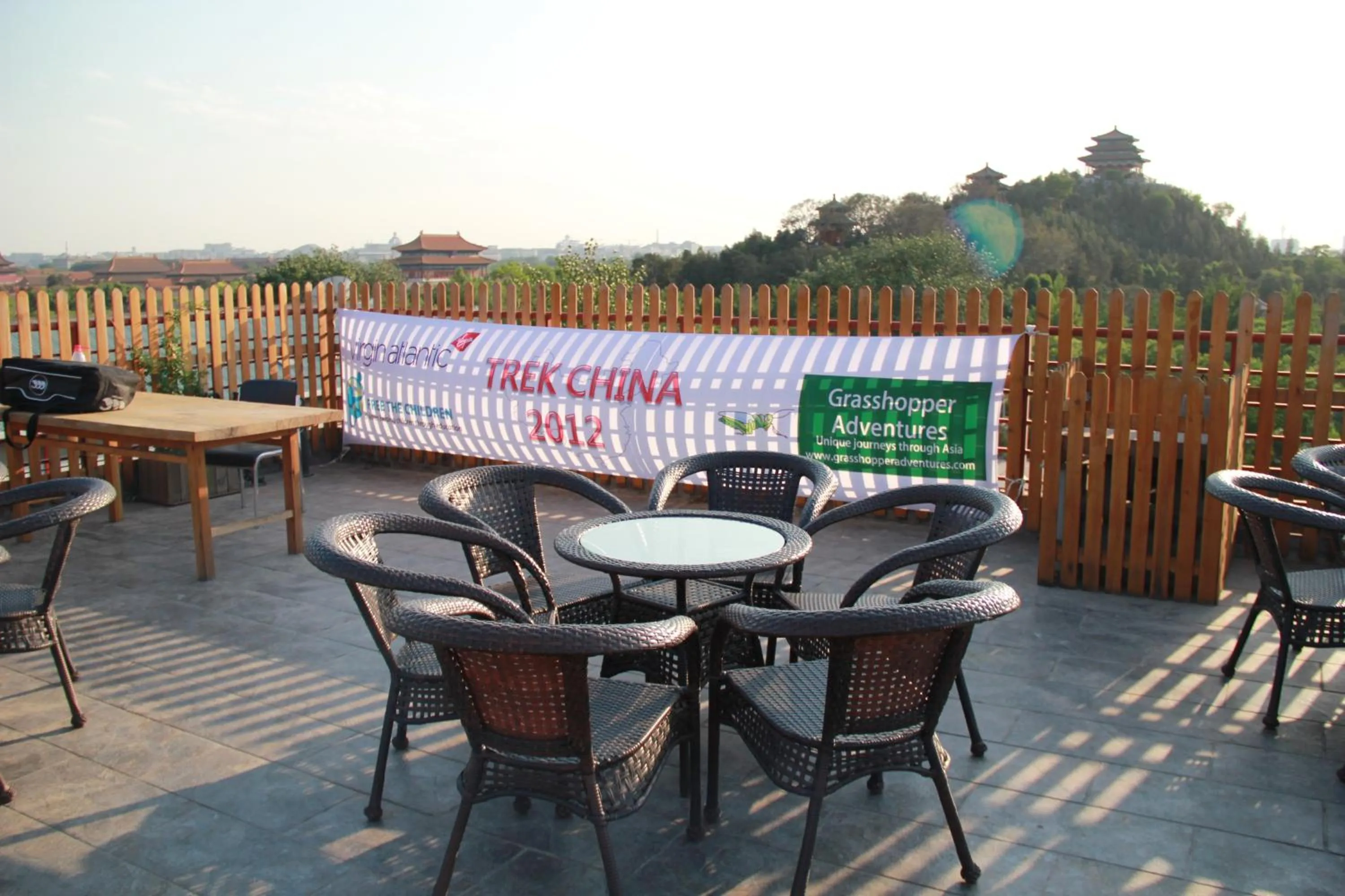 Patio in King Parkview Hotel