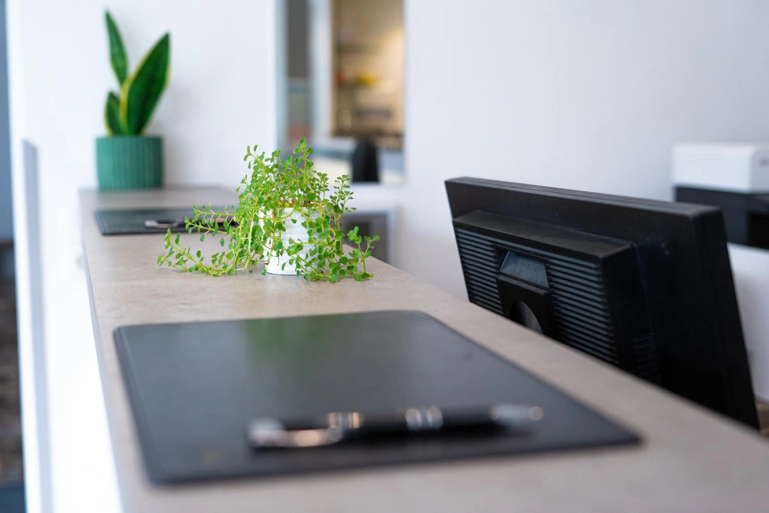 Lobby or reception in Taste Smart Hotel Backnang