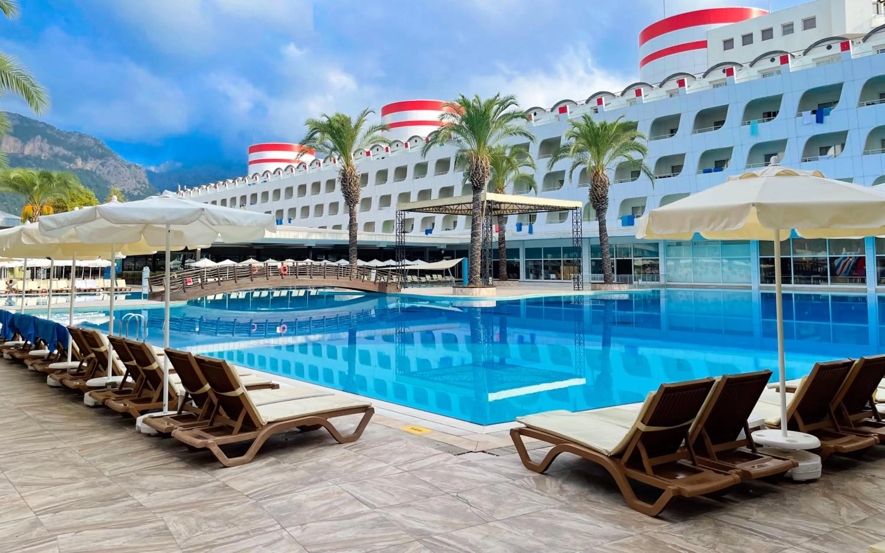 Pool view in Transatlantik Hotel & Spa - Ultra All Inclusive