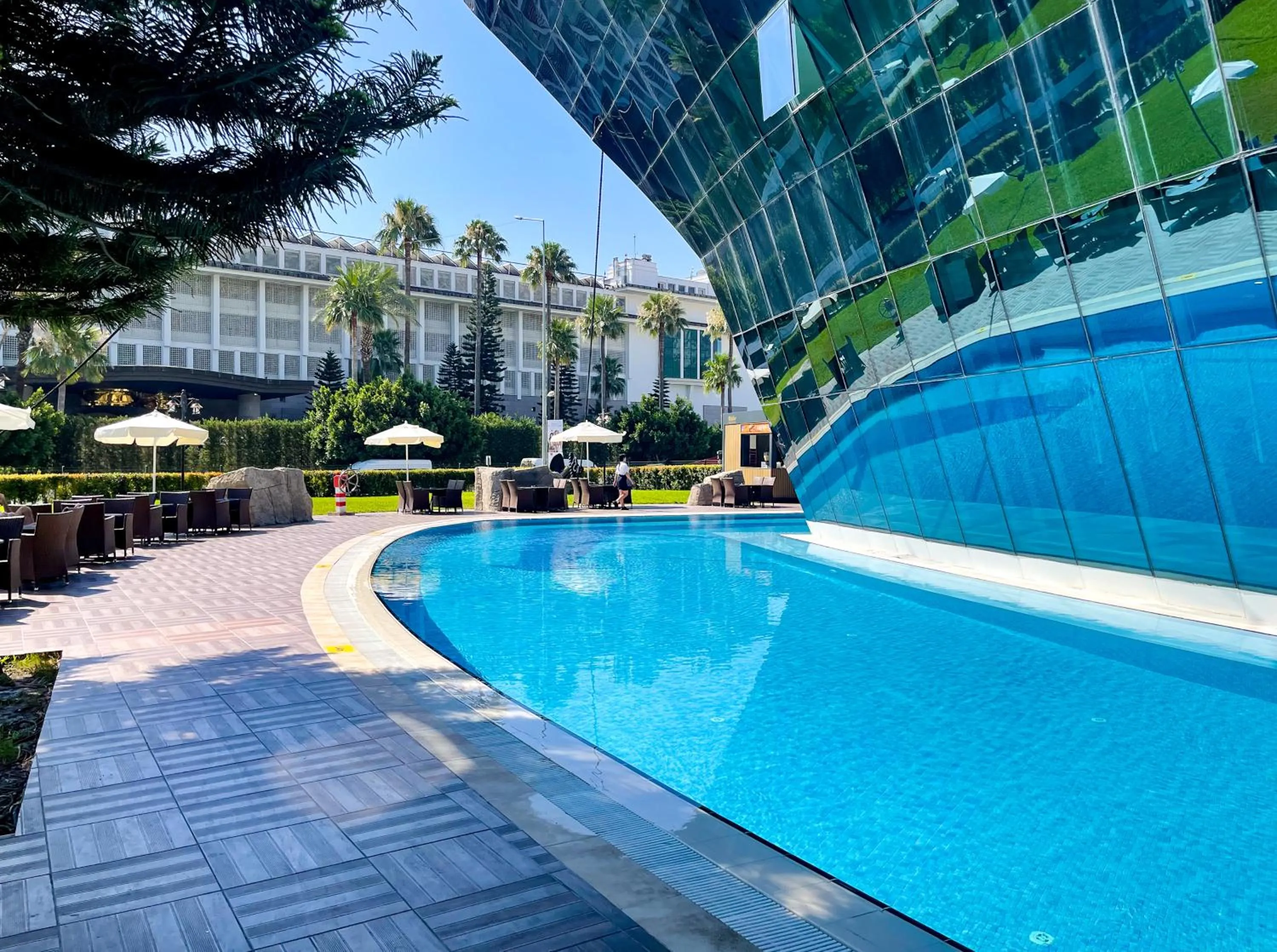 Pool view in Transatlantik Hotel & Spa - Ultra All Inclusive