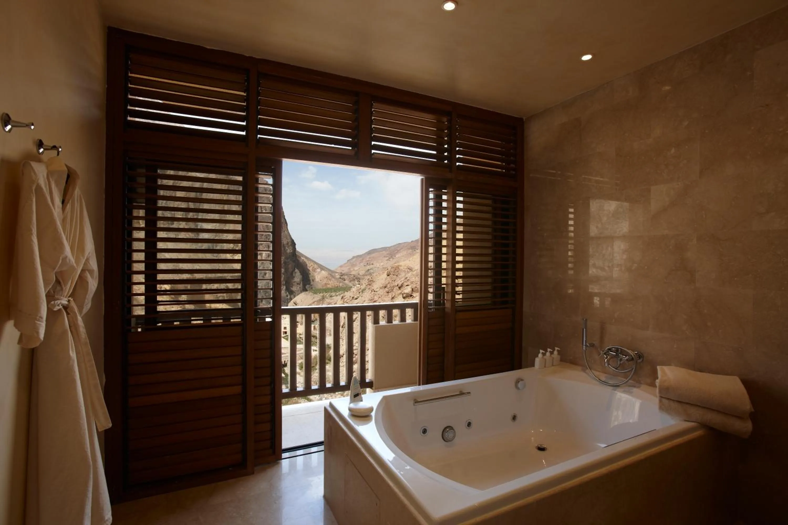 Bathroom in Ma'in Hot Springs