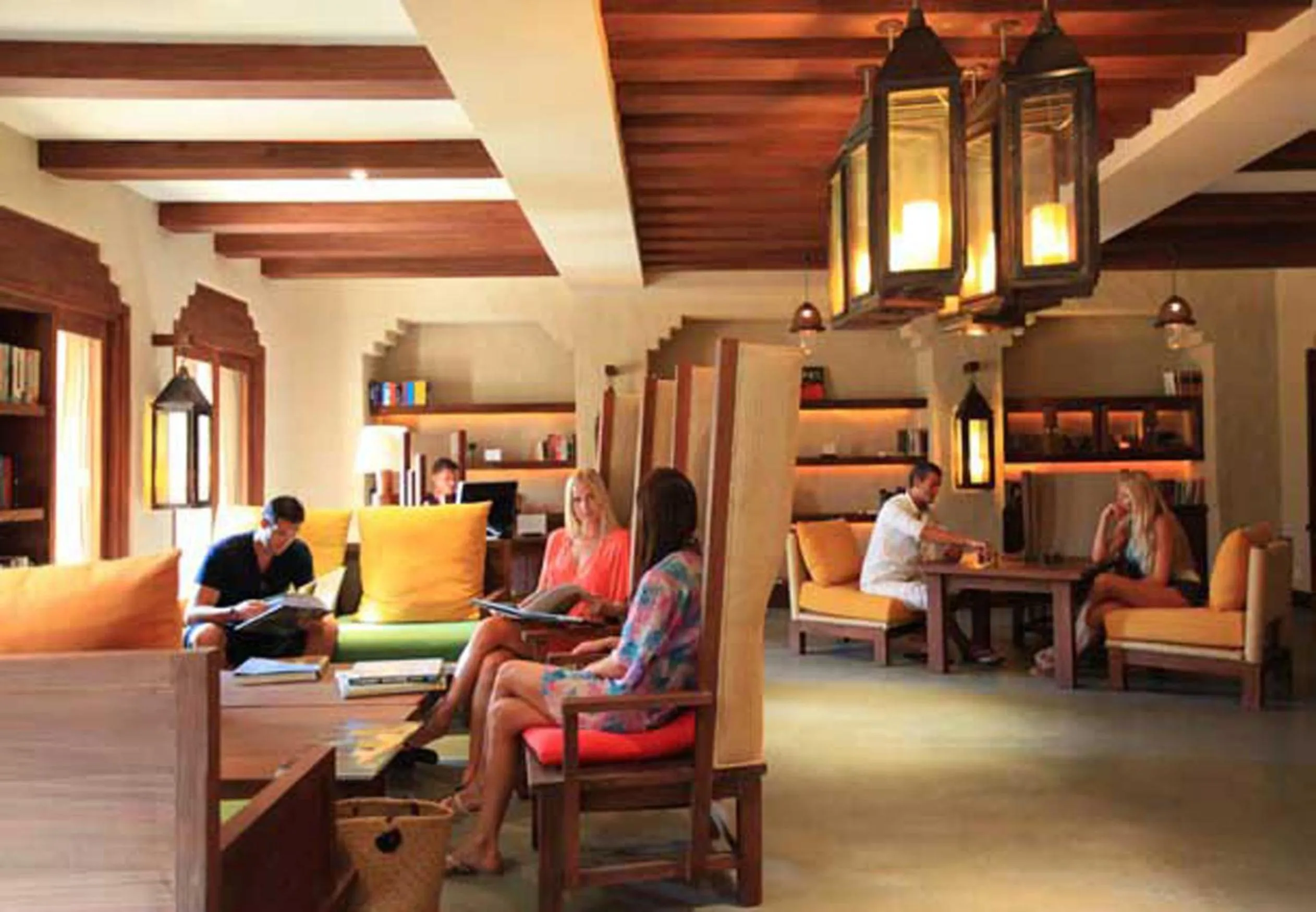 Library in Ma'in Hot Springs