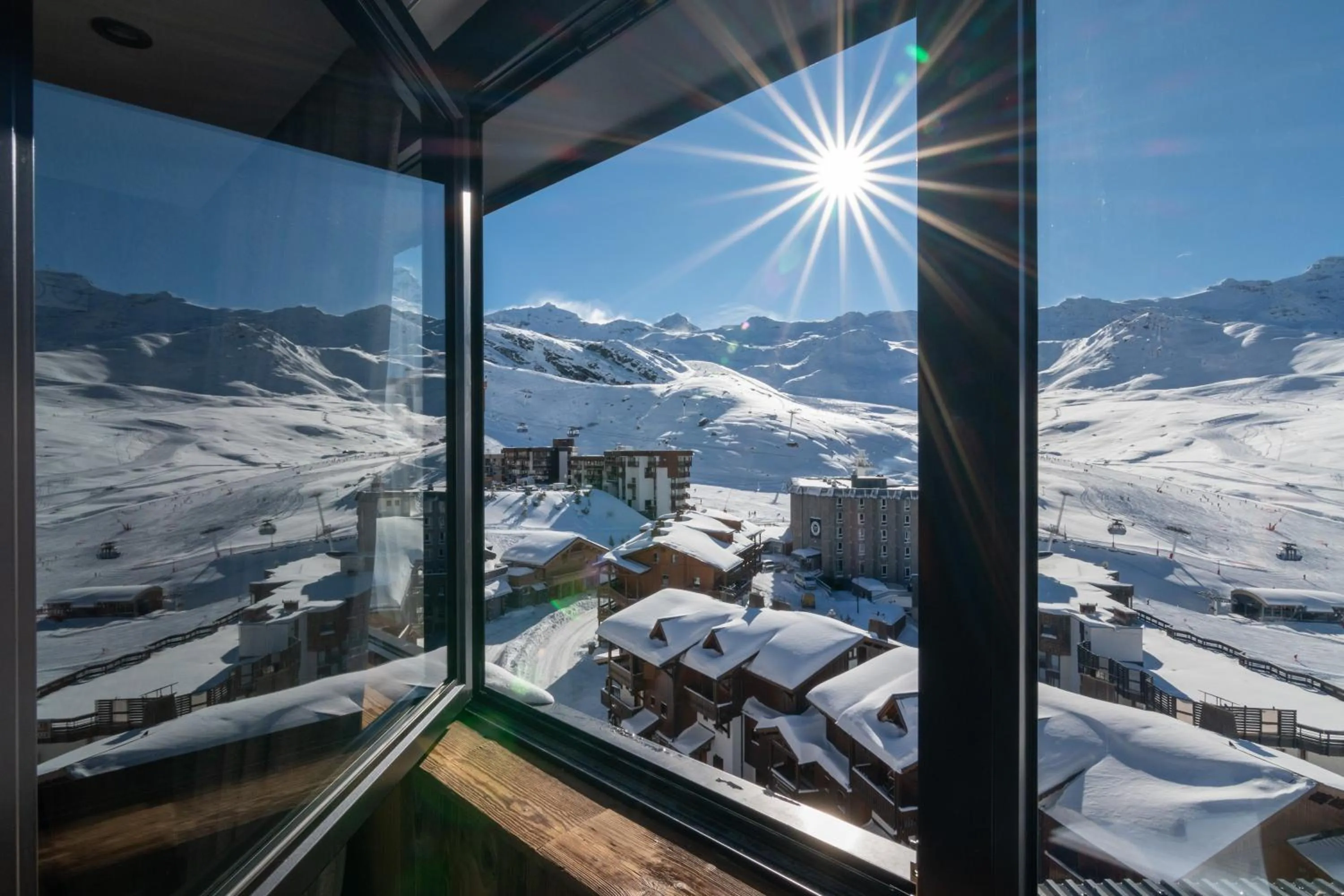 Mountain view in Hotel 3 Vallées Val Thorens