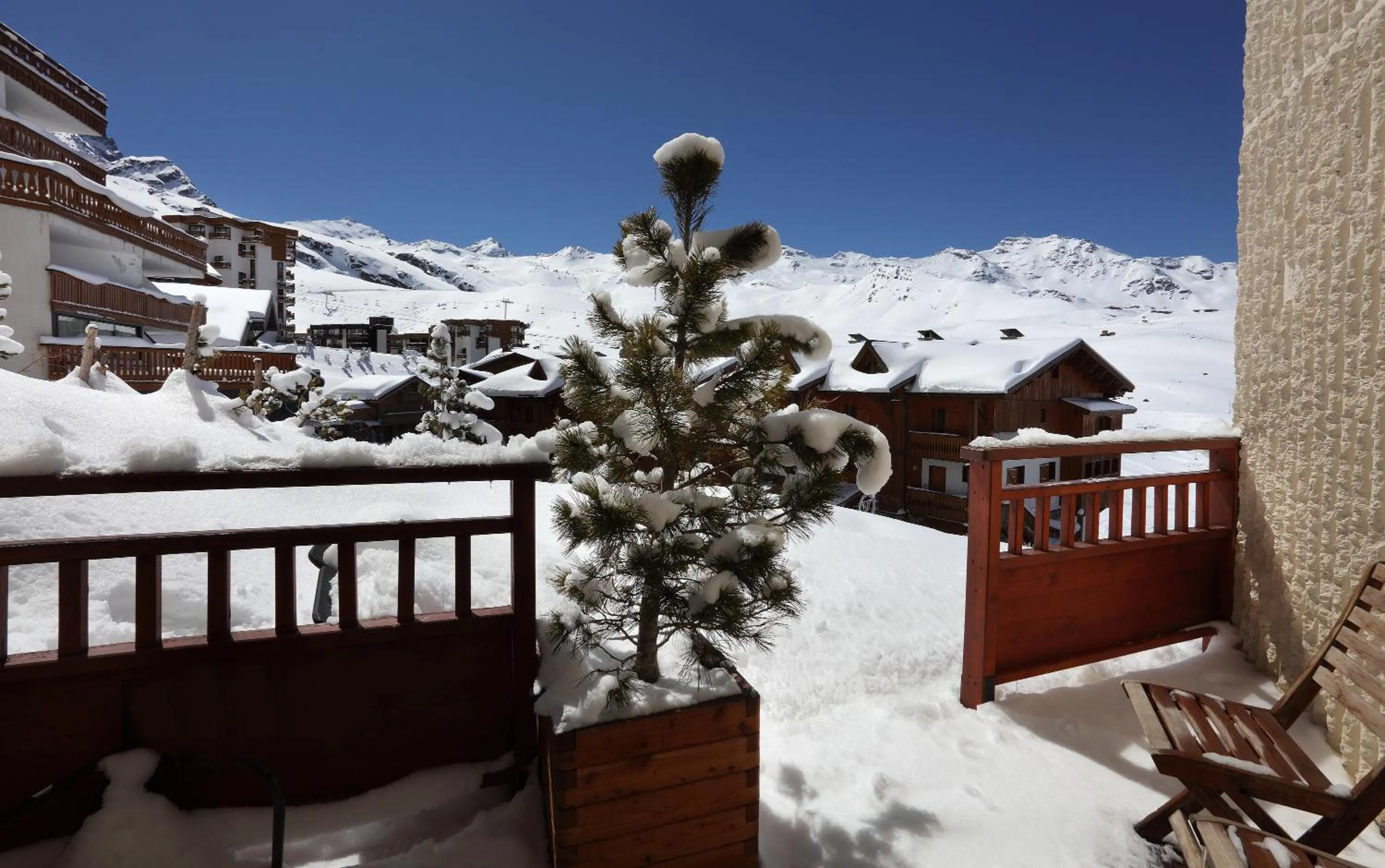Mountain view in Hotel 3 Vallées Val Thorens