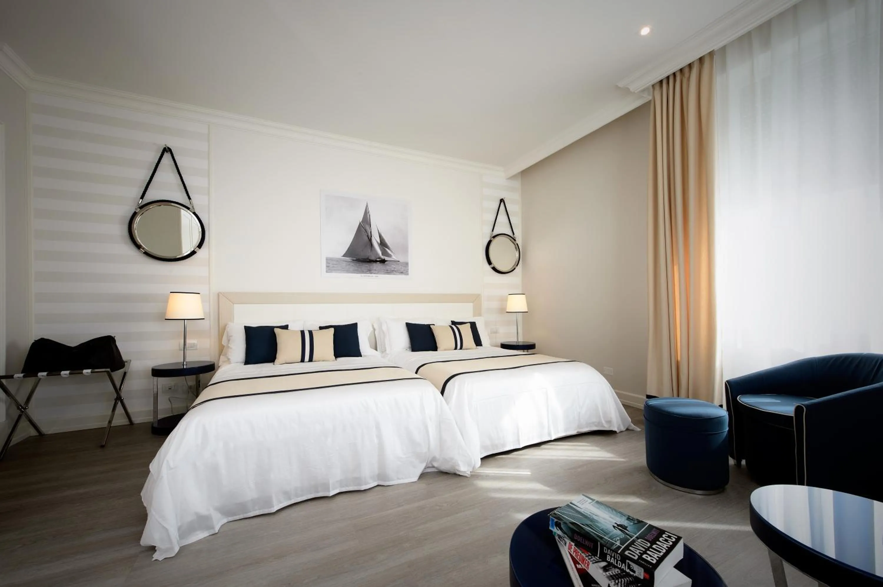 Bed in Grand Hotel & Riviera