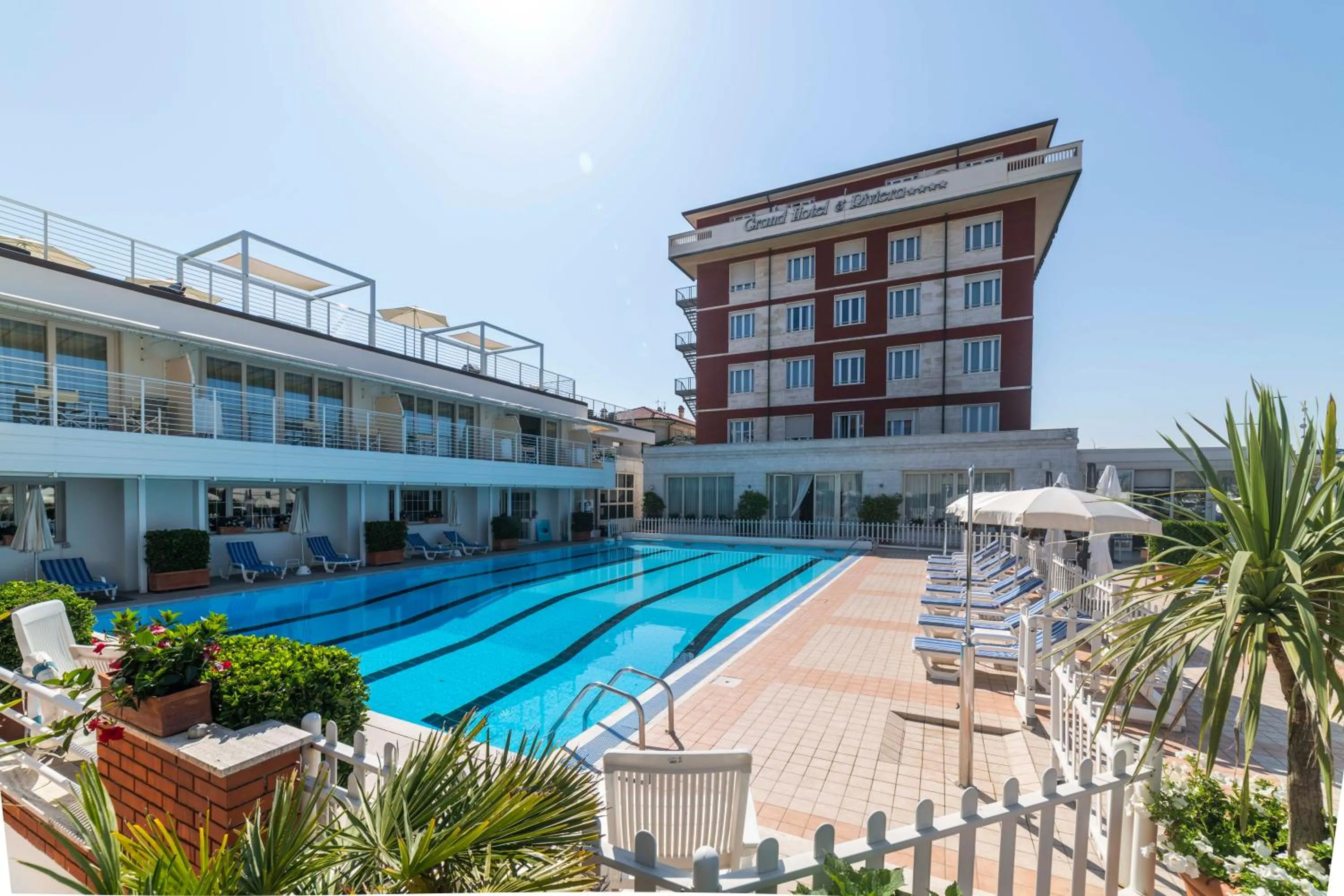Pool view in Grand Hotel & Riviera
