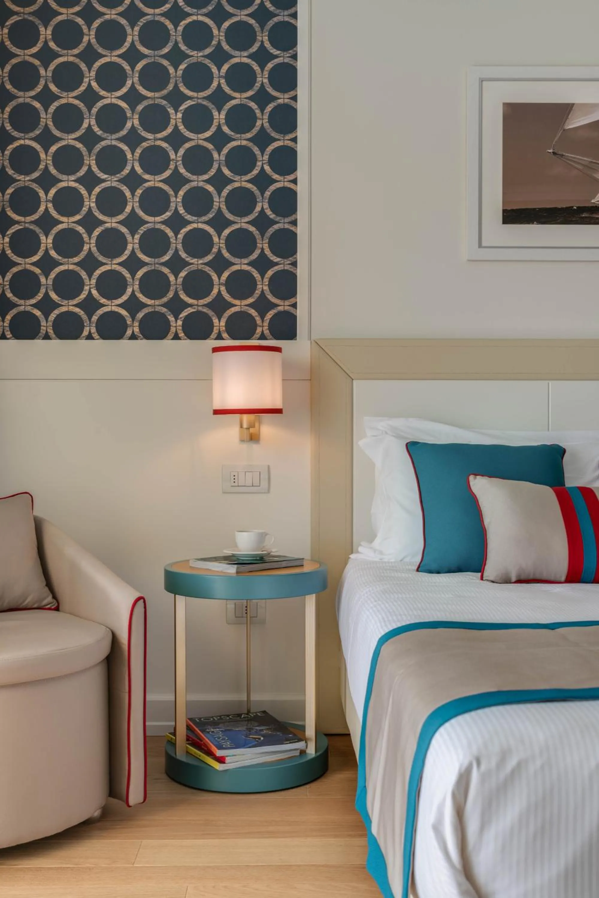 Bed in Grand Hotel & Riviera