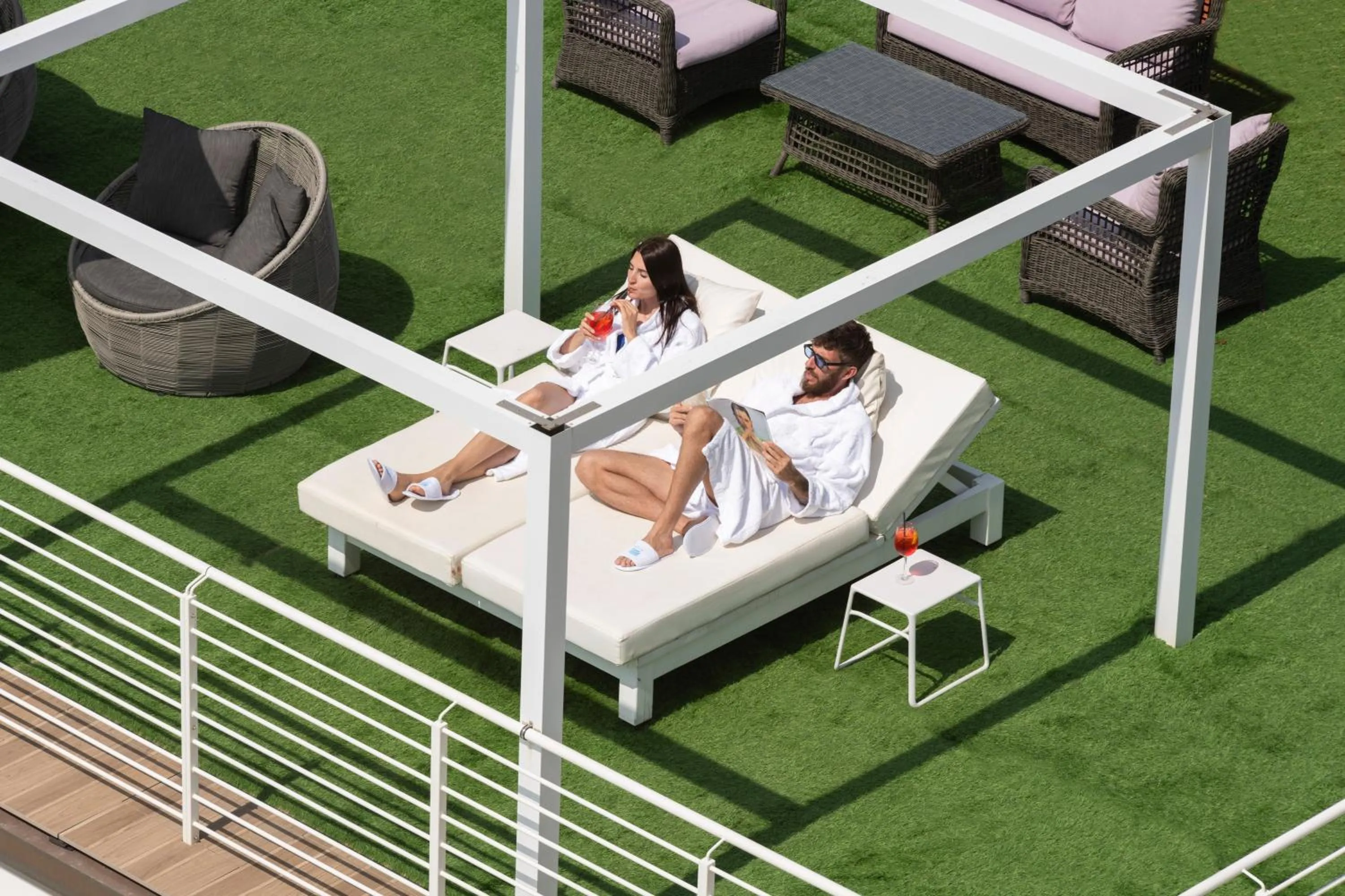 sunbed in Grand Hotel & Riviera