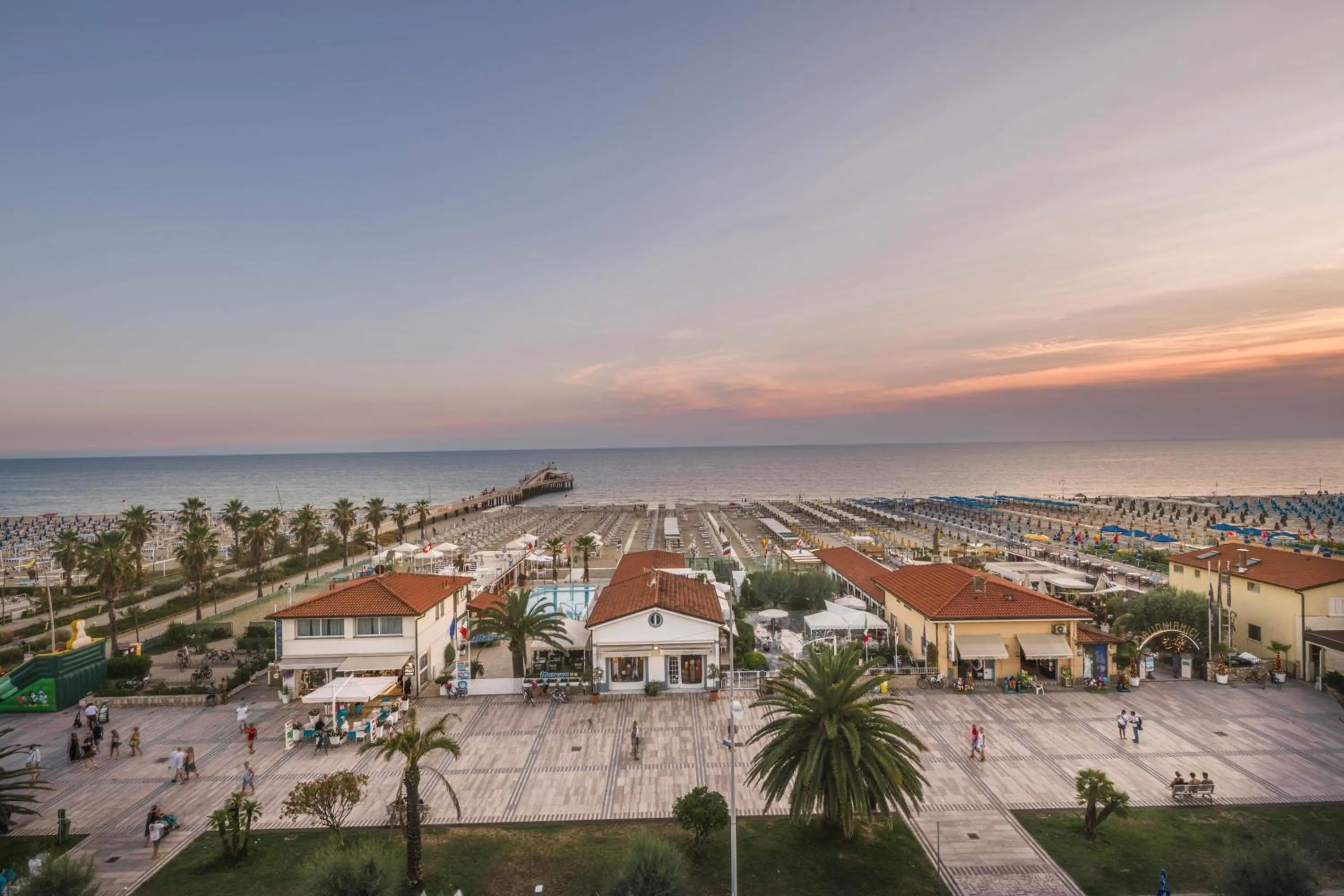 Sunset in Grand Hotel & Riviera