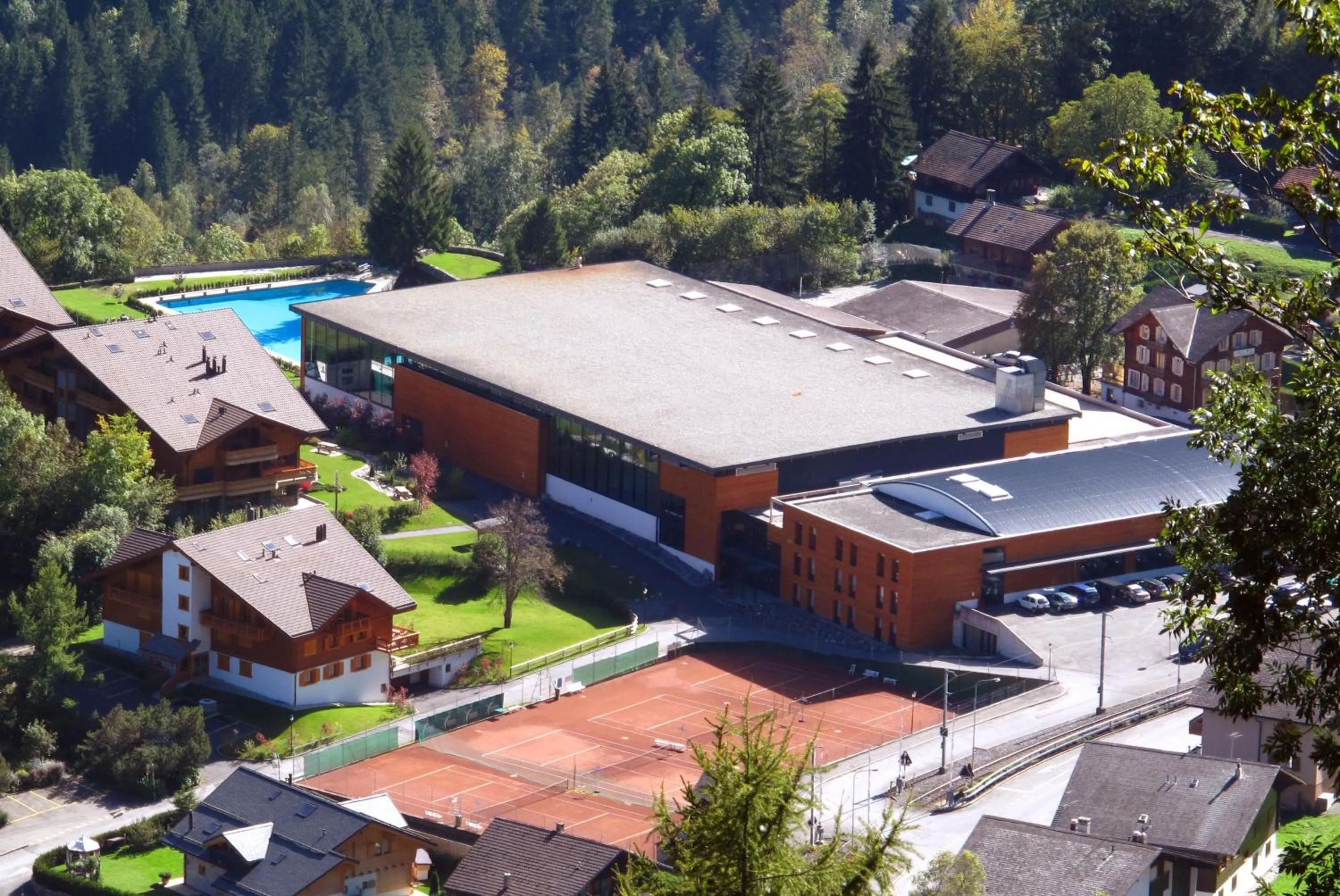 Bird's eye view in Palladium de Champéry
