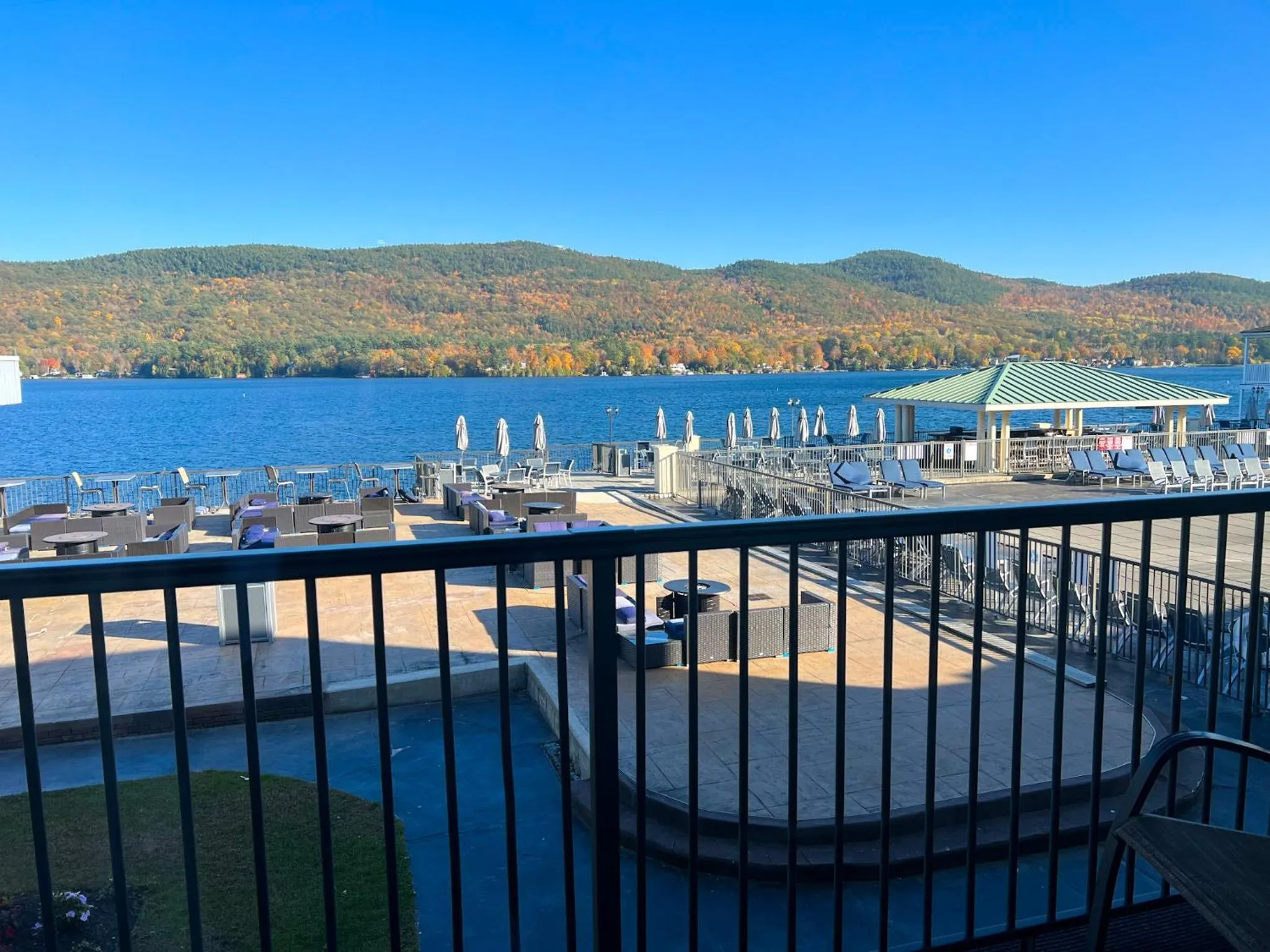 Balcony/Terrace in Georgian Lakeside Resort