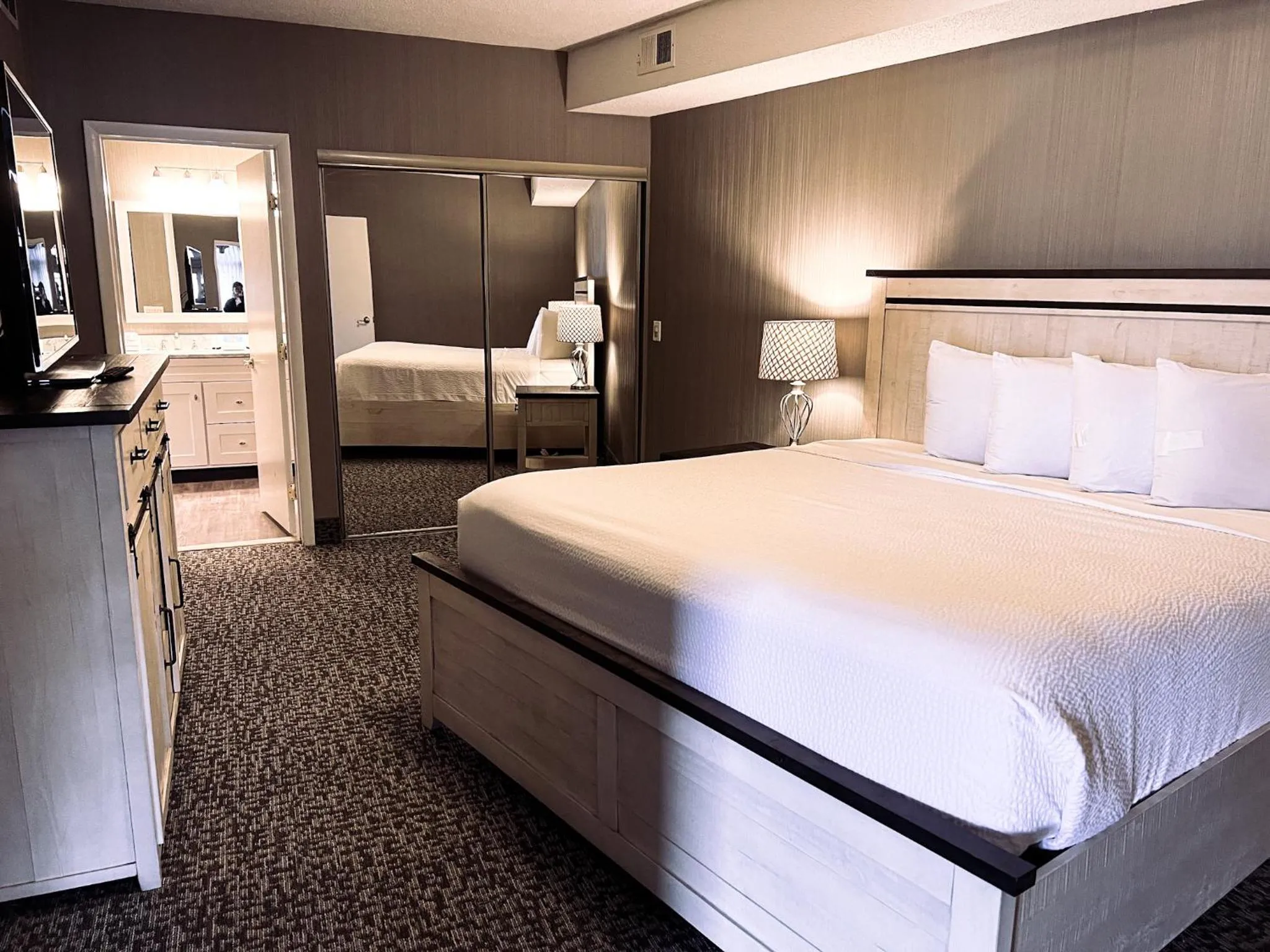 Bedroom in Georgian Lakeside Resort