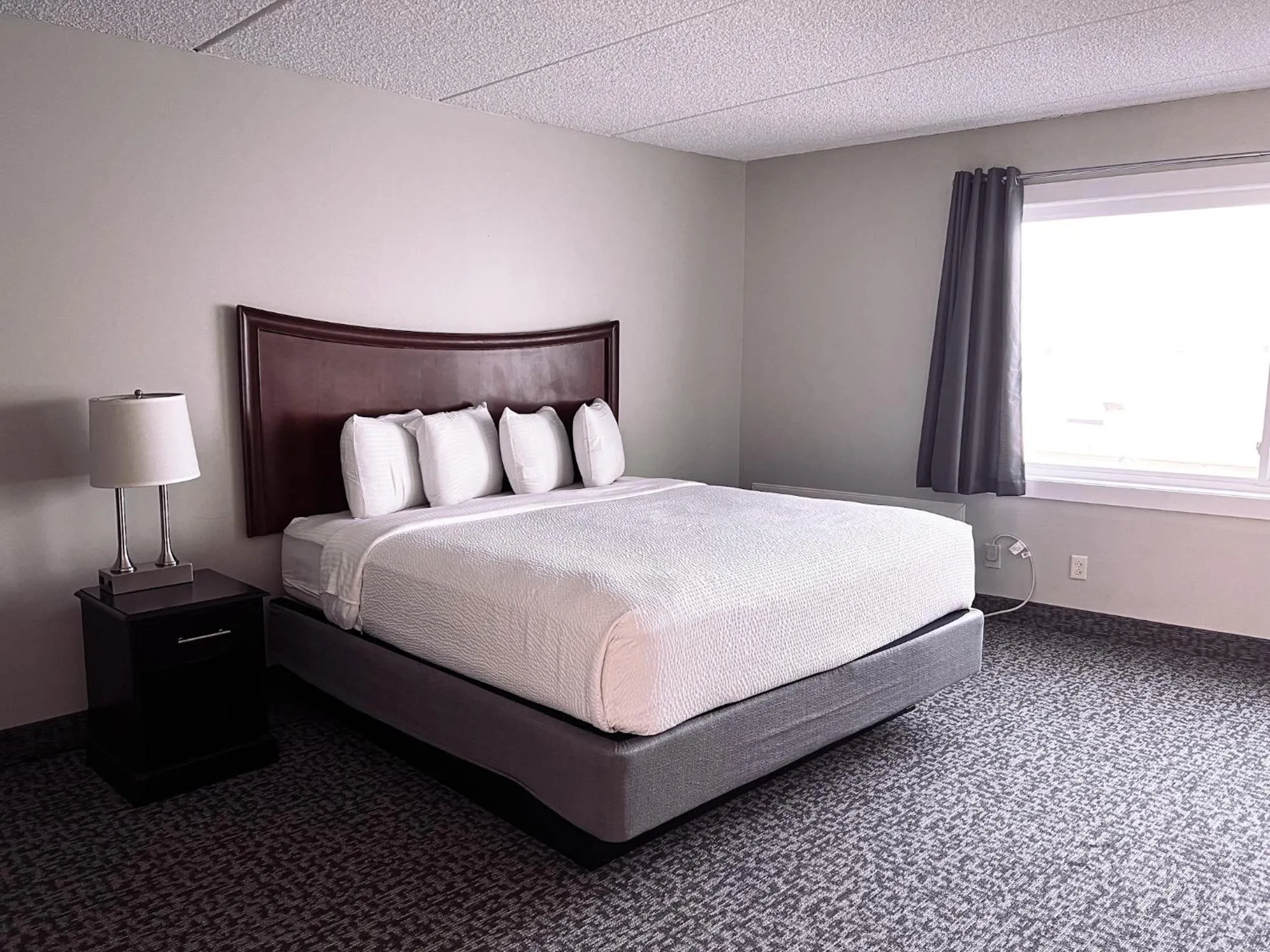 Bed in Georgian Lakeside Resort