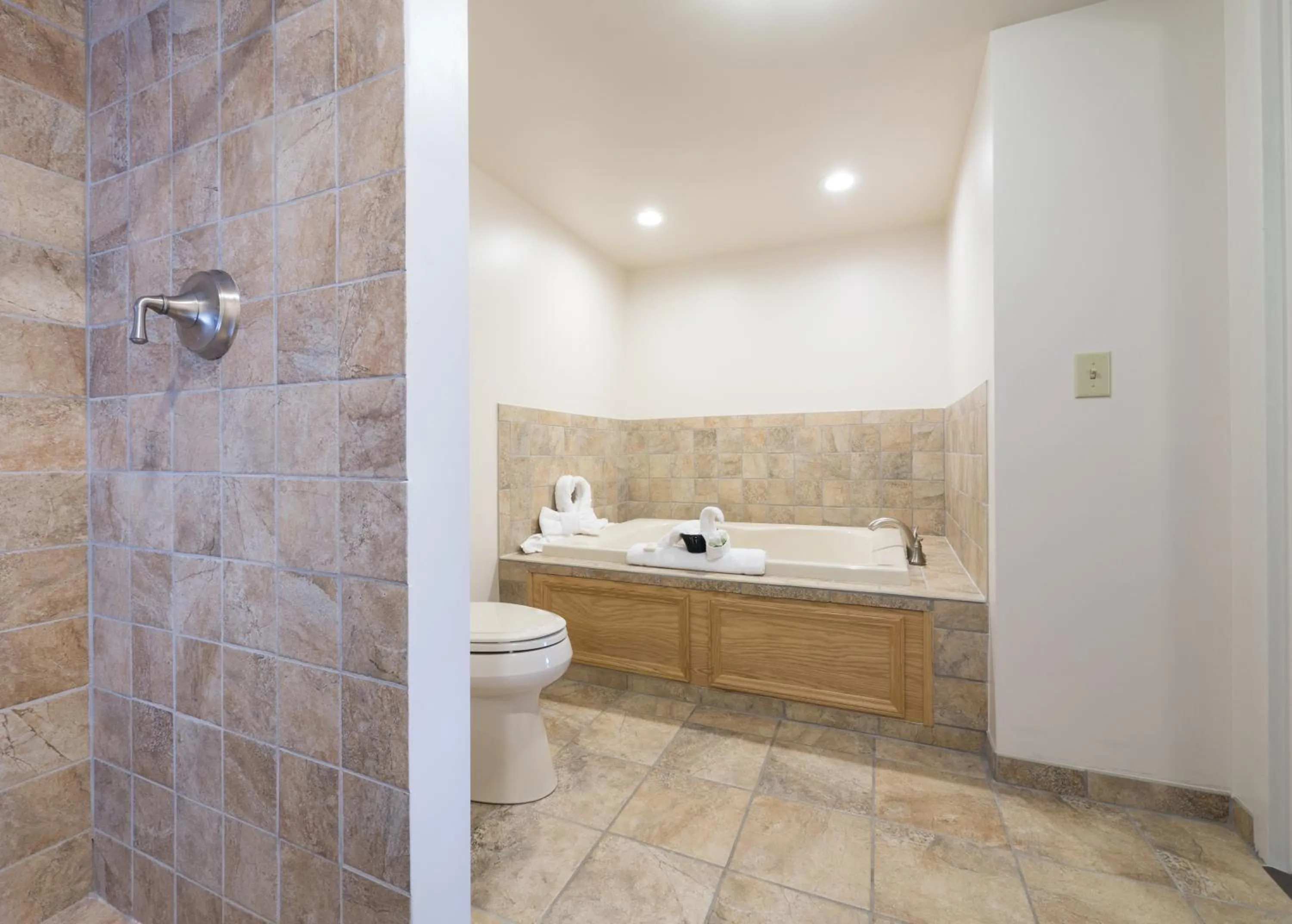 Bathroom in Georgian Lakeside Resort