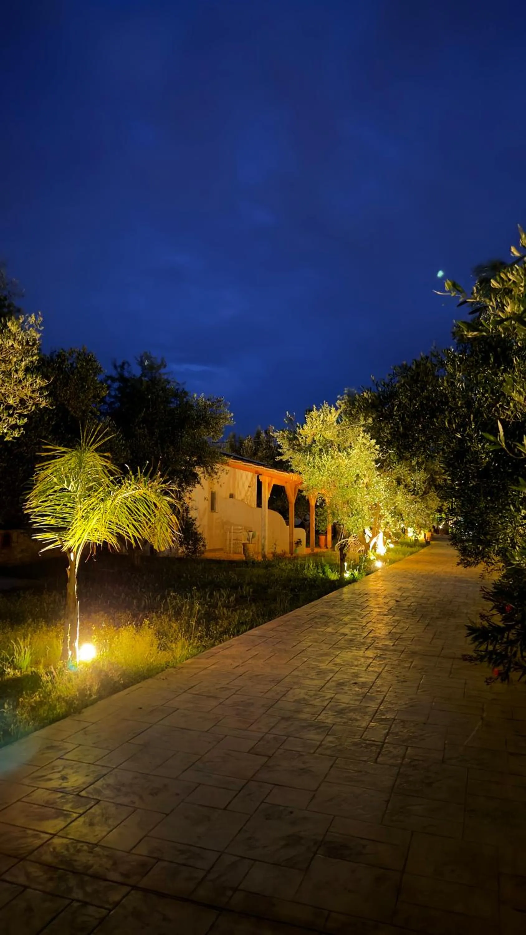 Night in Rida Village Ksamil Island