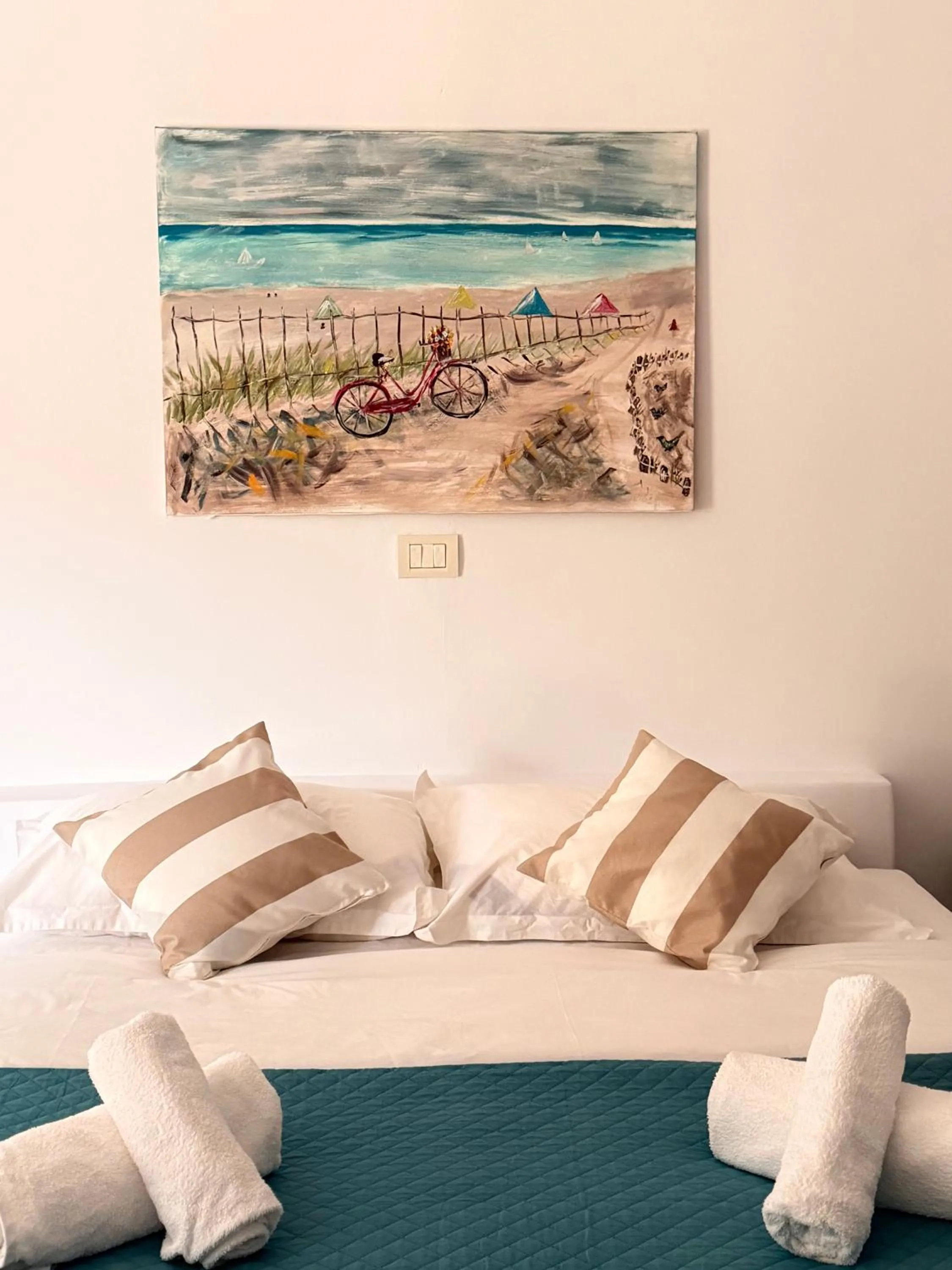 Bed in Rida Village Hotel Ksamil Island