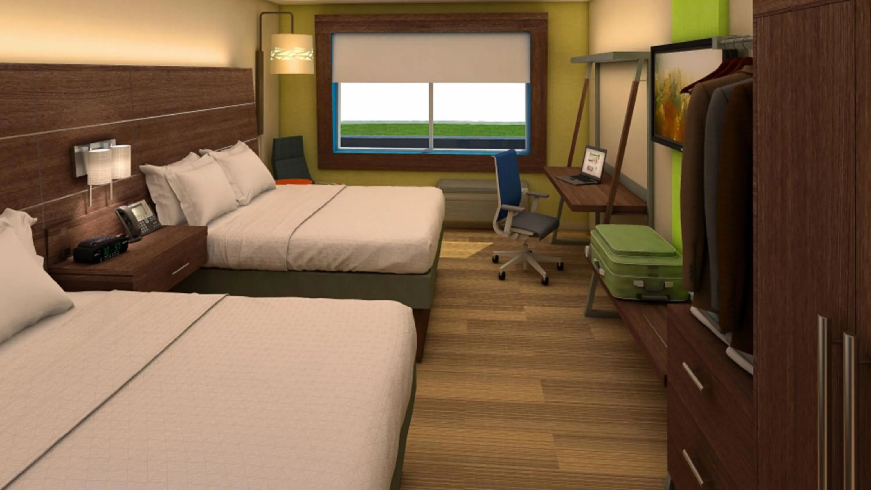 Photo of the whole room, Bed in Holiday Inn Express Stuart by IHG