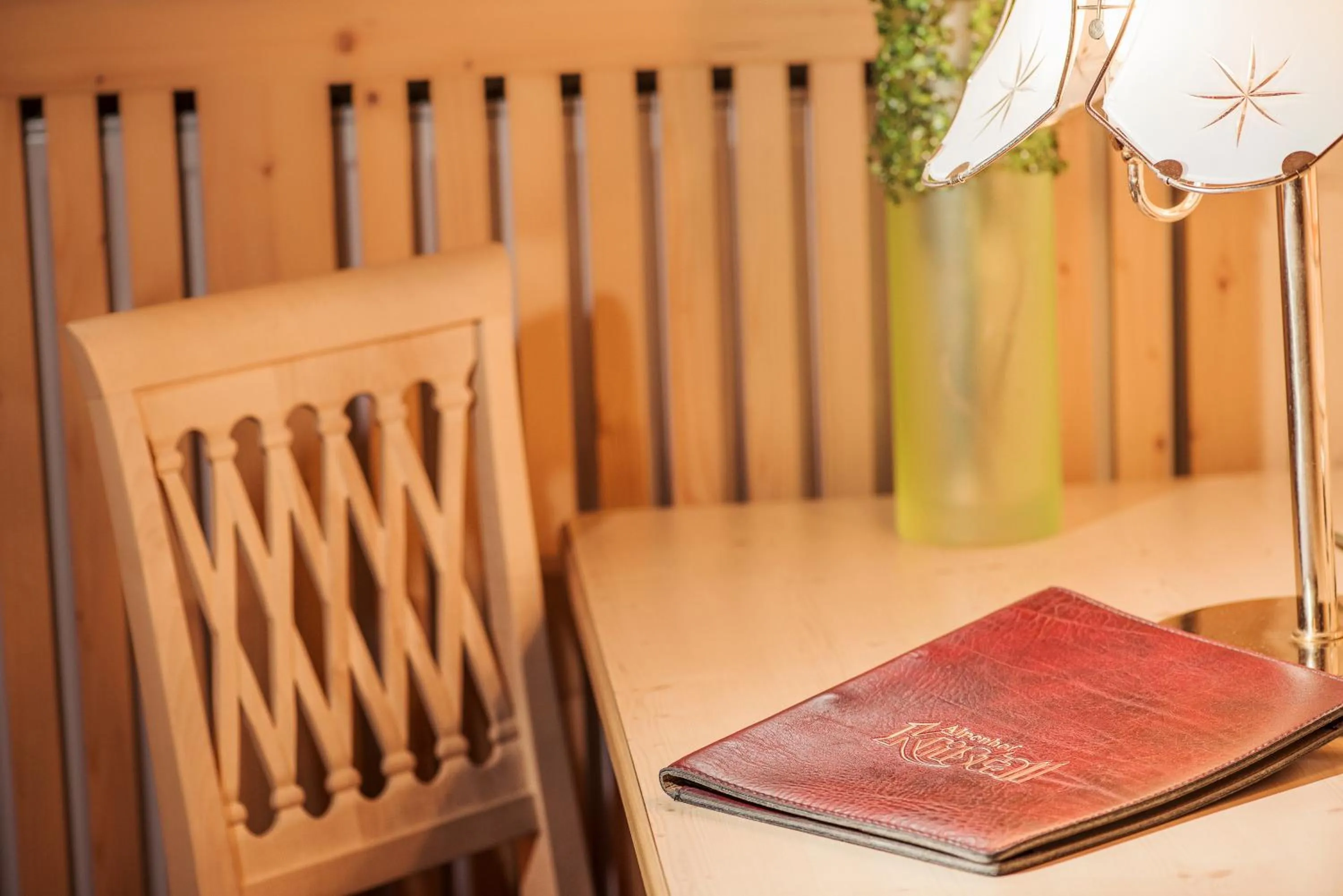 Decorative detail in Hotel Alpenhof Kristall