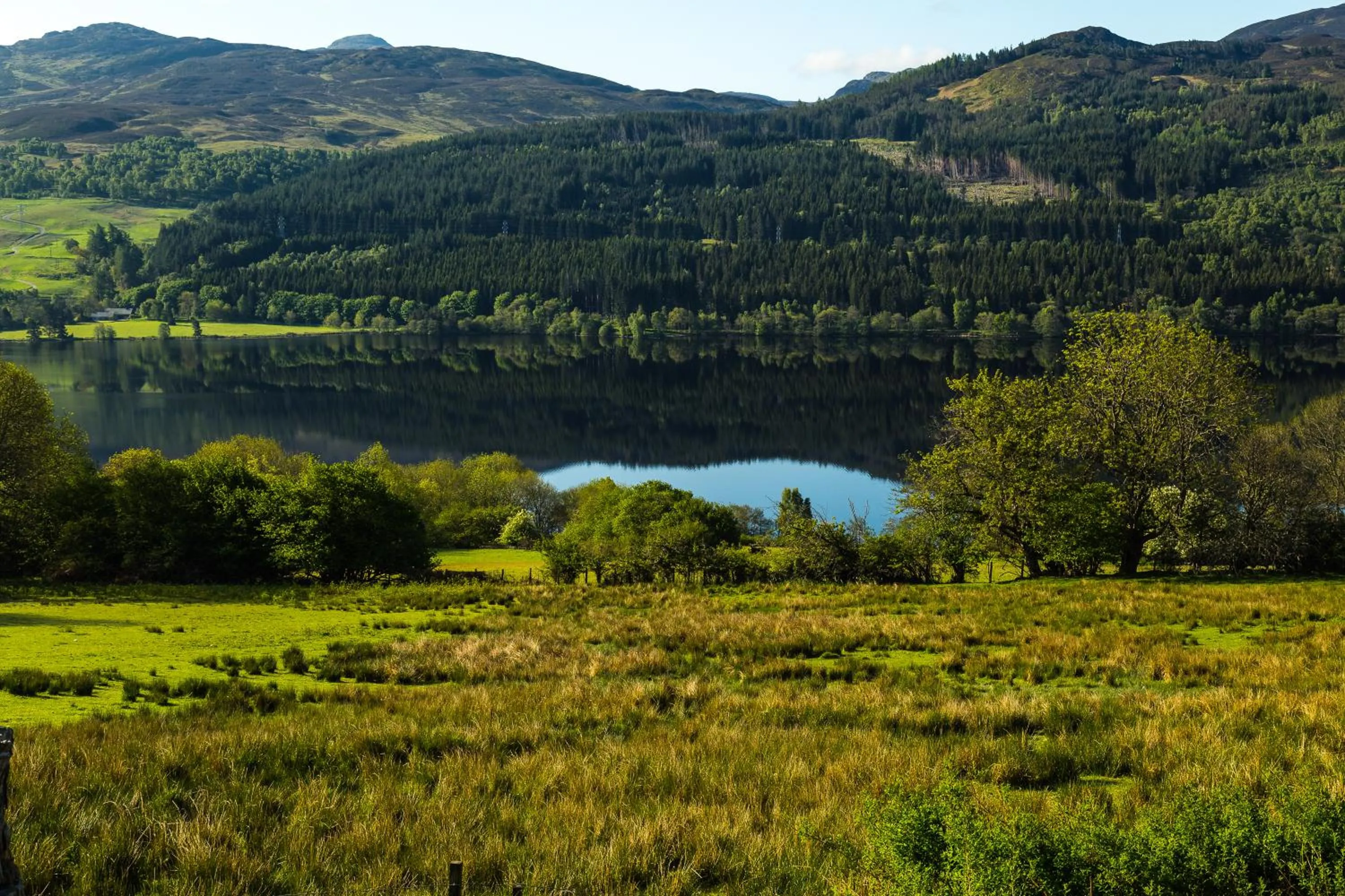 Lake view in The Inn at Loch Tummel