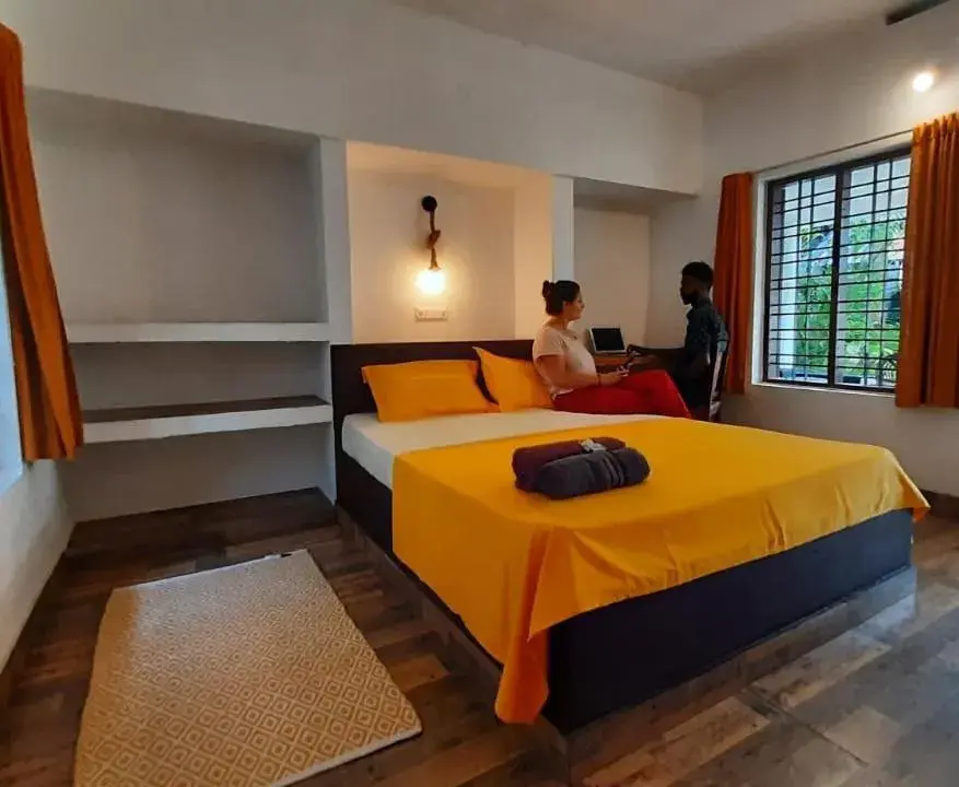 Bed in Mad about Coco Yoga & Beach Retreat Bed in Mad about Coco Yoga & Beach Retreat