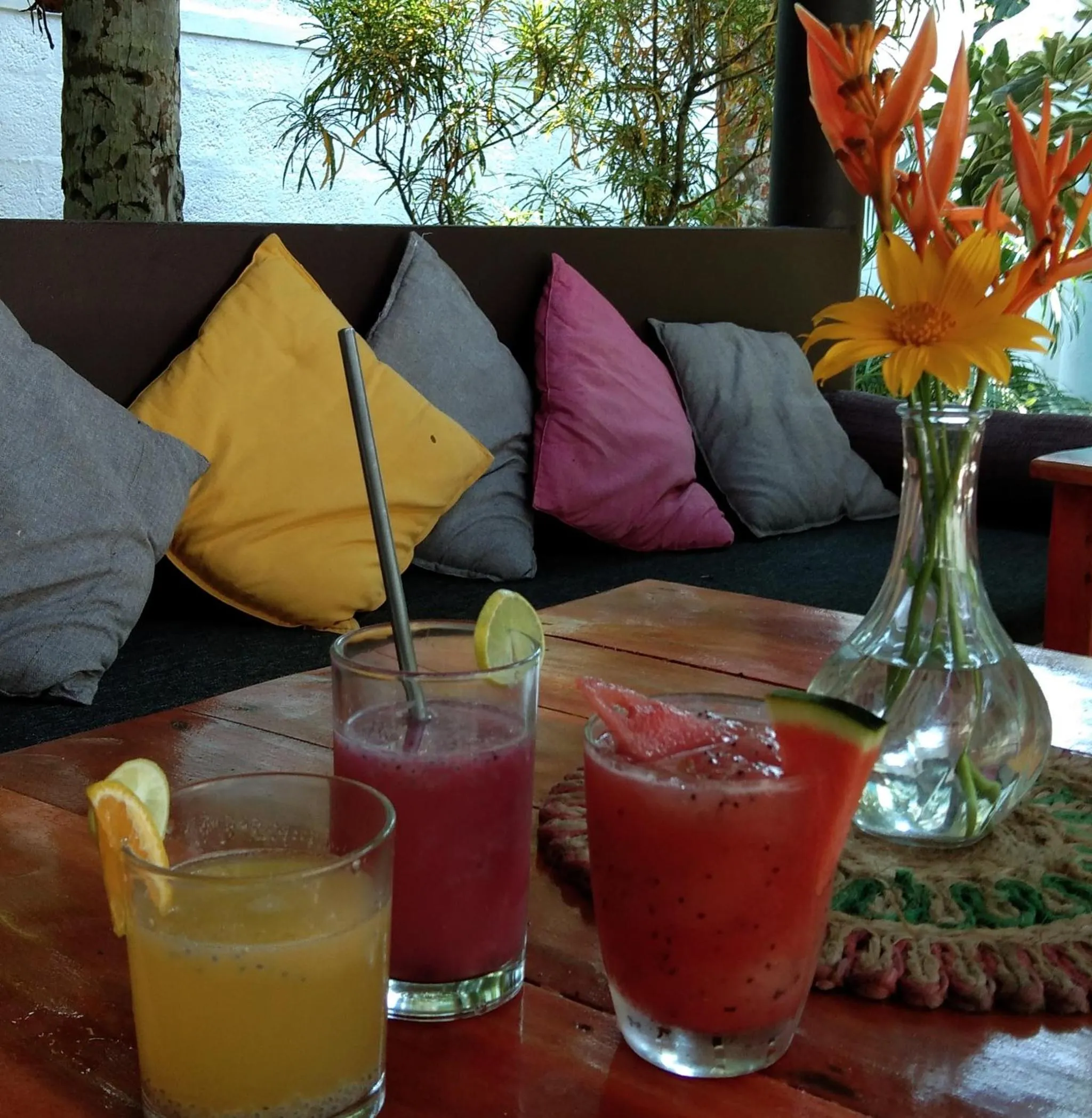 Drinks in Mad about Coco Yoga & Beach Retreat