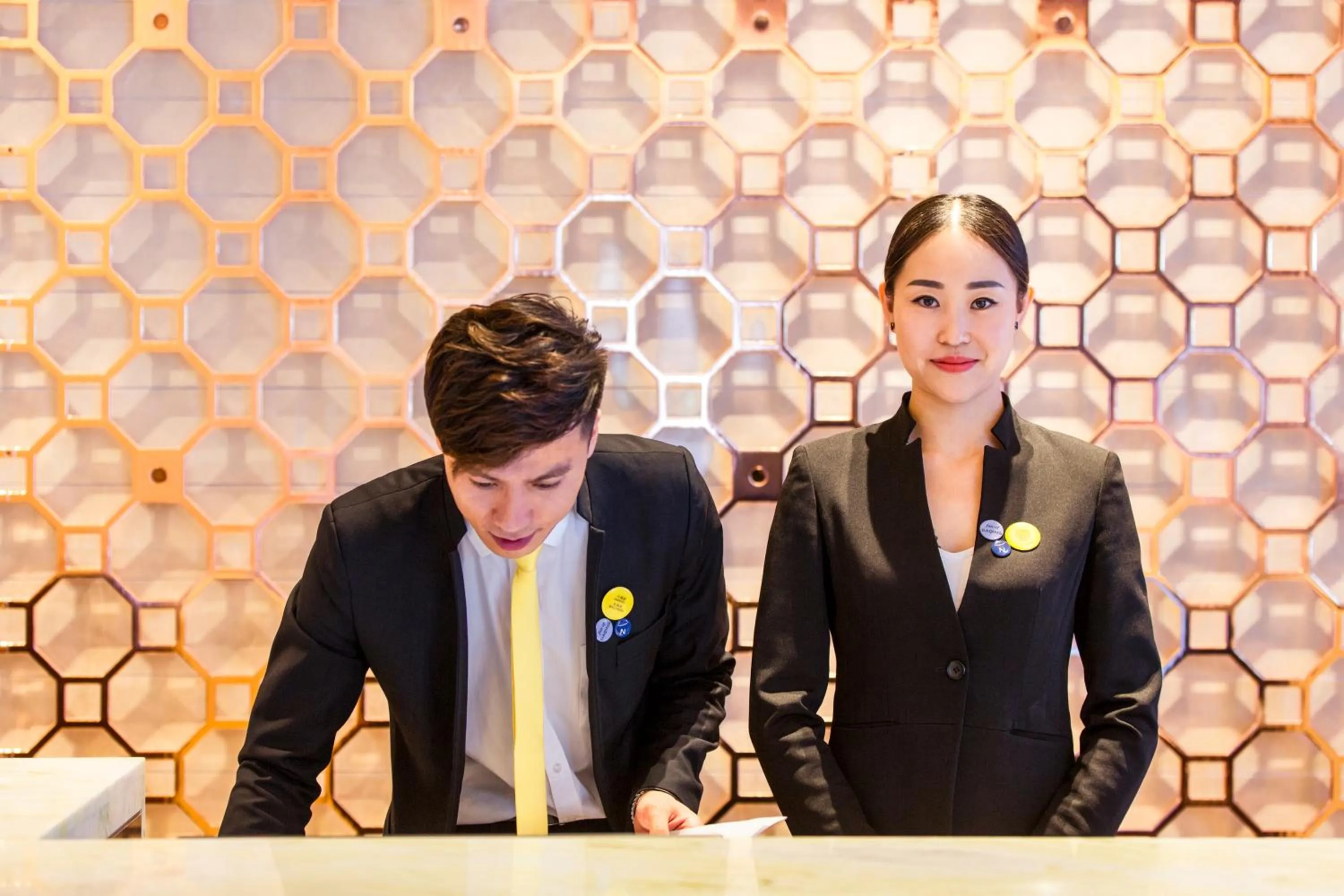 Staff in Novotel Daqing Haofang