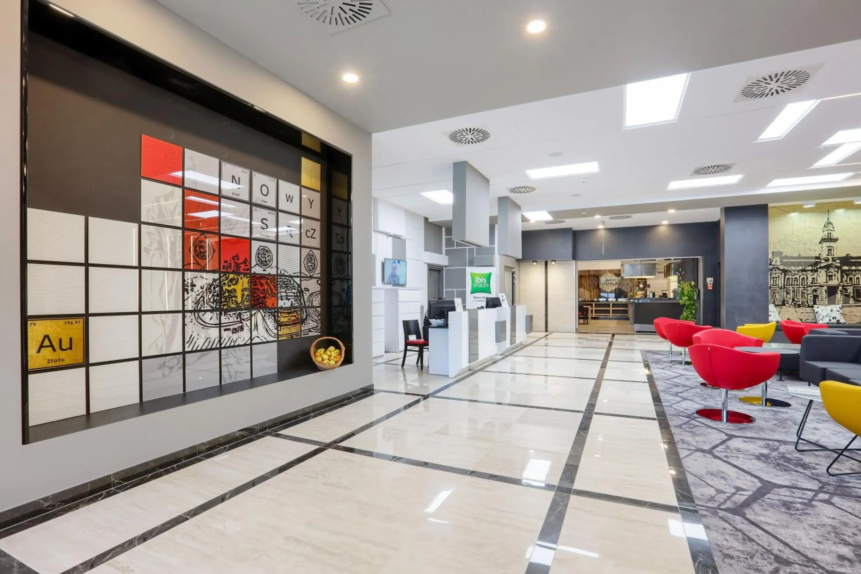 Lobby or reception in ibis Styles Nowy Sacz Lobby or reception in ibis Styles Nowy Sacz