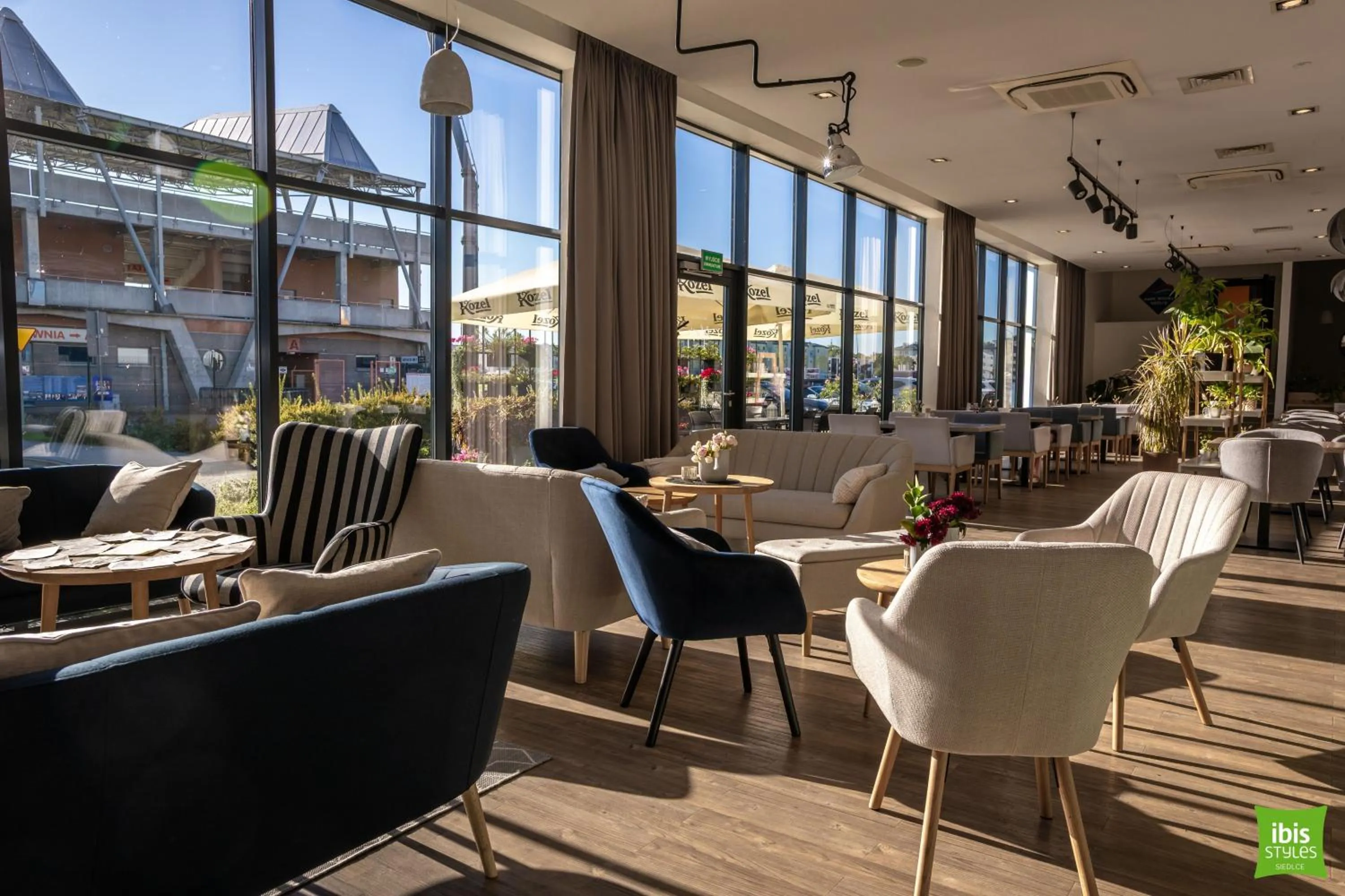Seating area in ibis Styles Siedlce