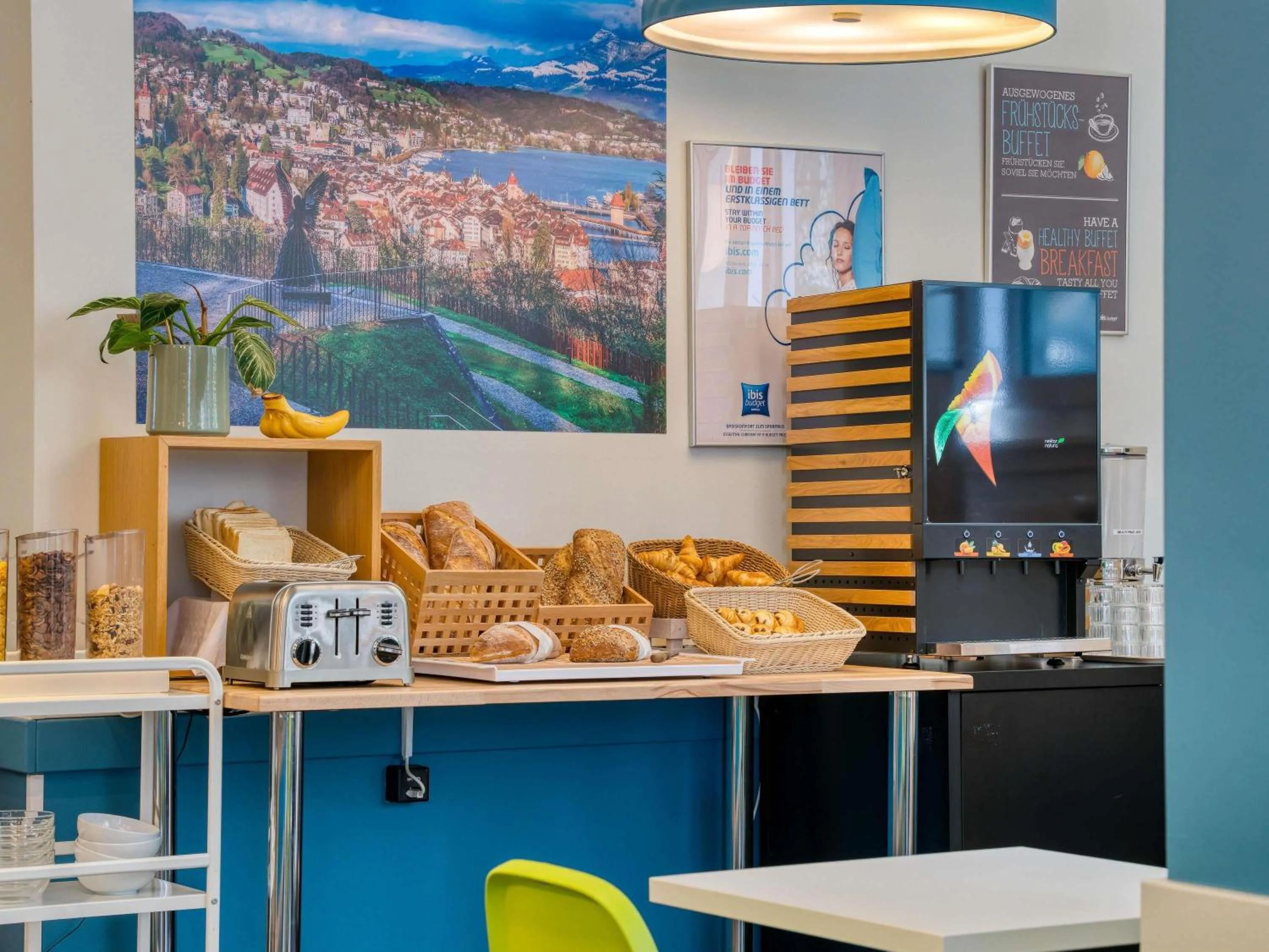 Breakfast in ibis budget Hotel Luzern City