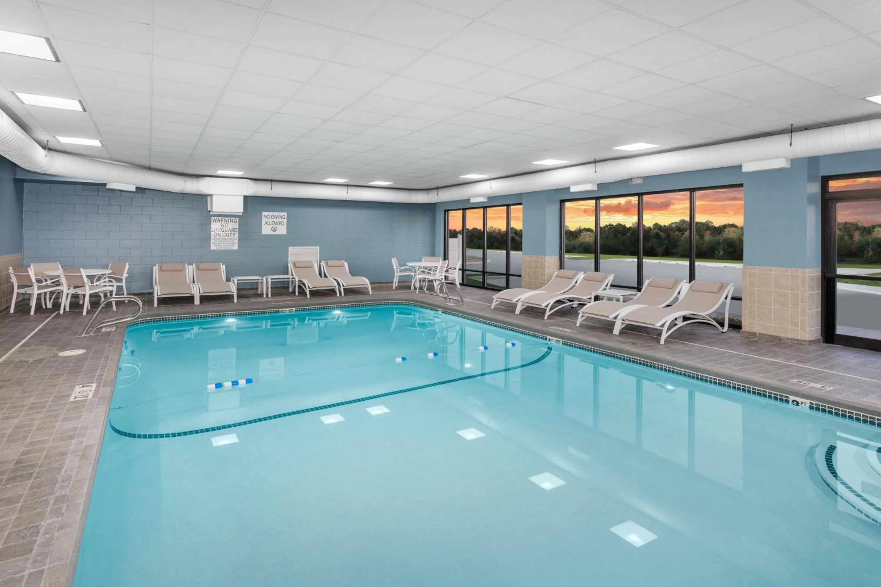 Swimming pool in Holiday Inn Express South Portland by IHG