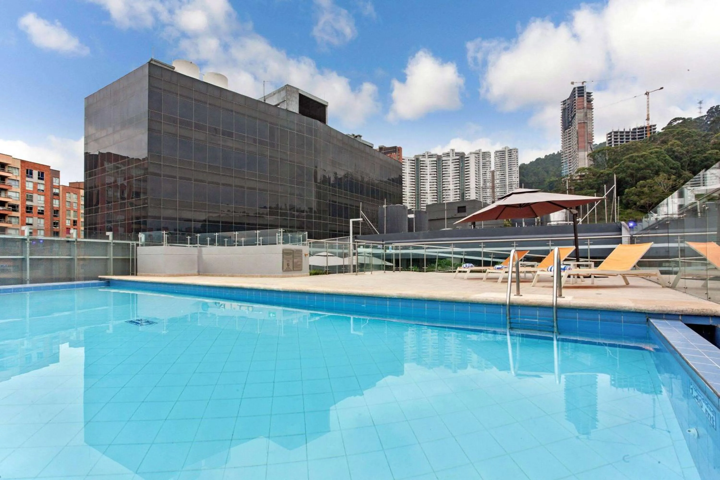 Pool view in La Quinta by Wyndham Medellin