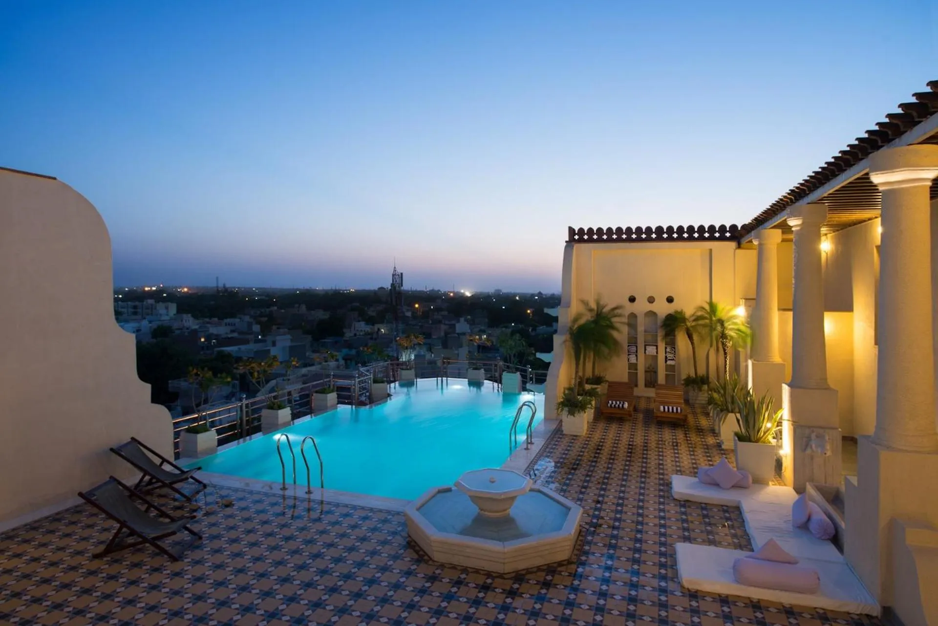 Swimming pool in Narendra Bhawan