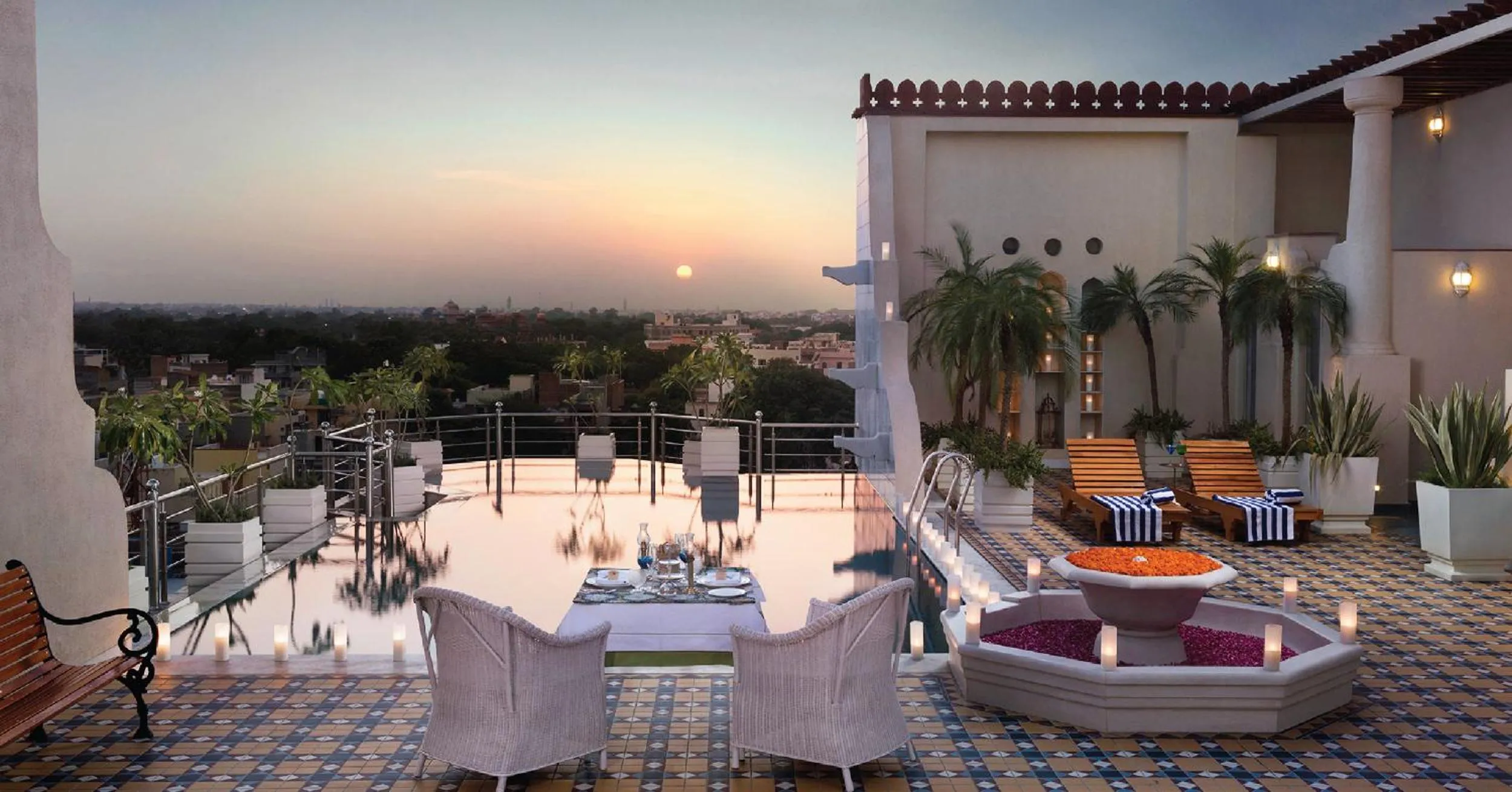 Swimming pool in Narendra Bhawan