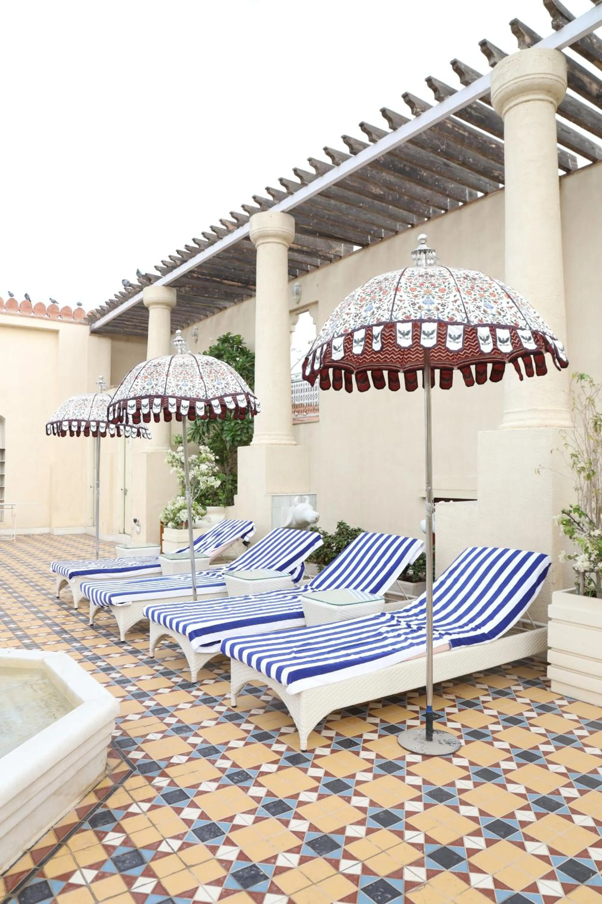 Swimming pool in Narendra Bhawan